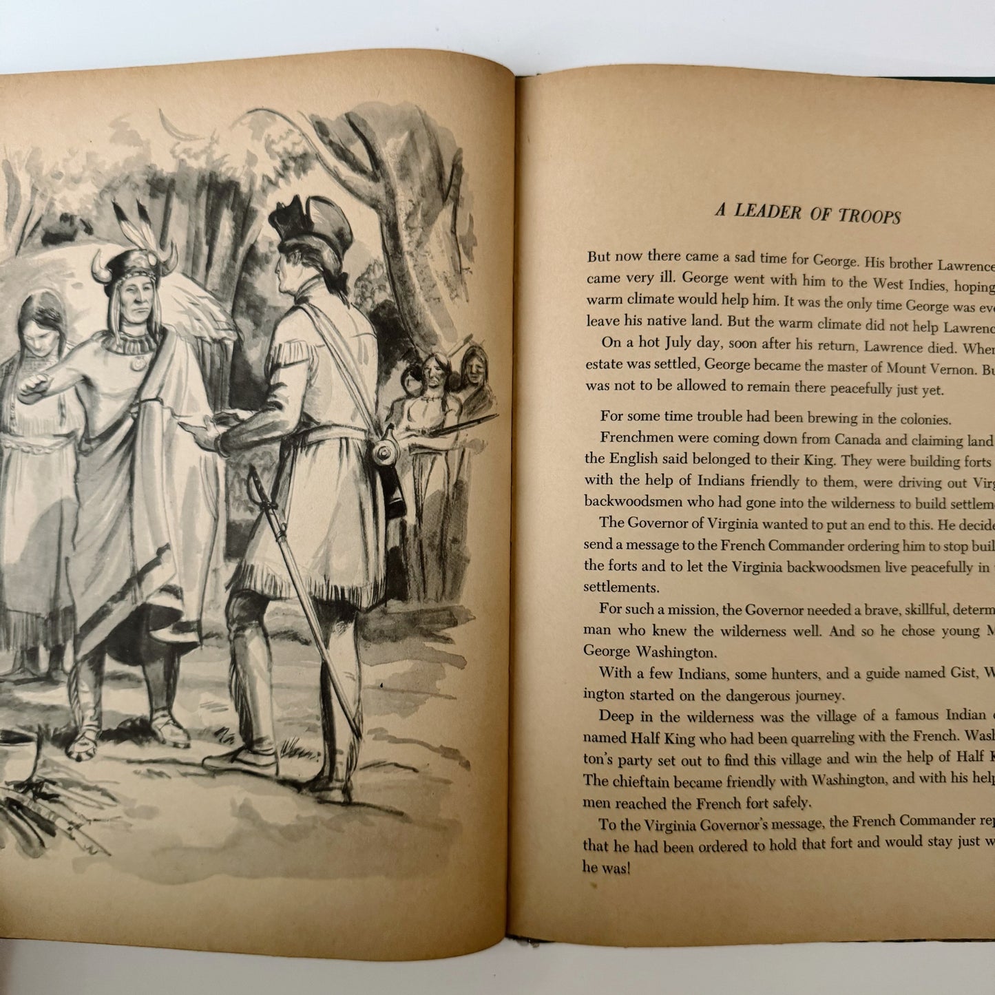 George Washington, 1954 Children's History Hardcover