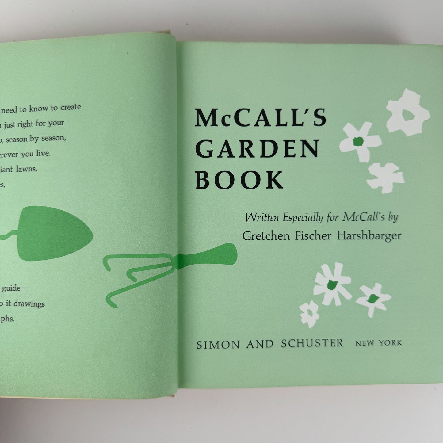 McCall's Garden Book, 1968, Vintage Hardcover Illustrated Gardening Guide