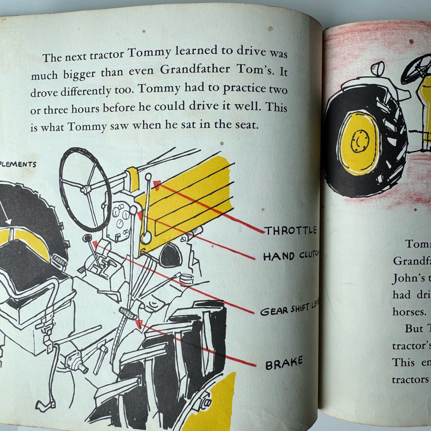Tommy Learns to Drive a Tractor, 1958 Children's Book