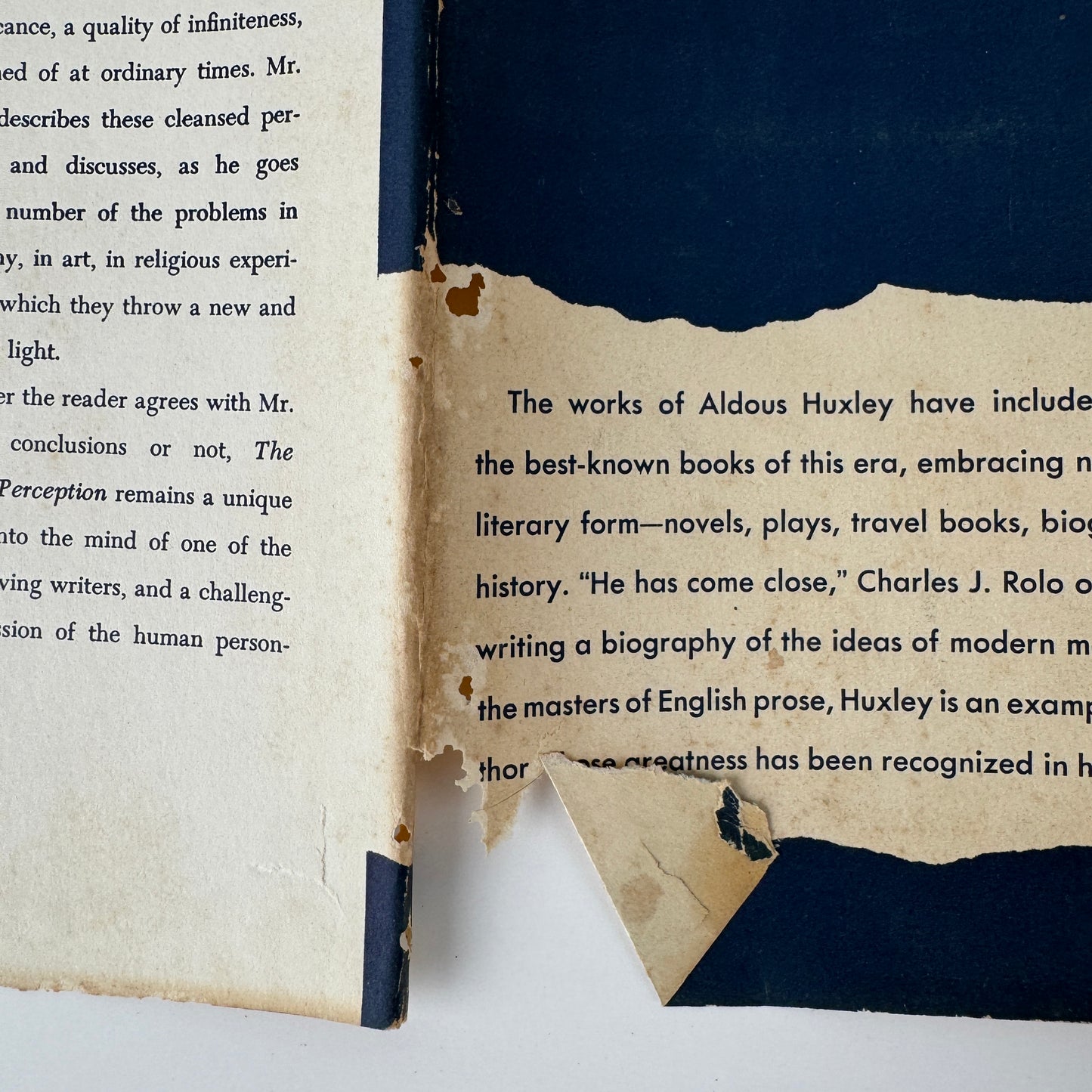 The Doors of Perception, Aldous Huxley, 1st US Edition, 1954 Hardcover
