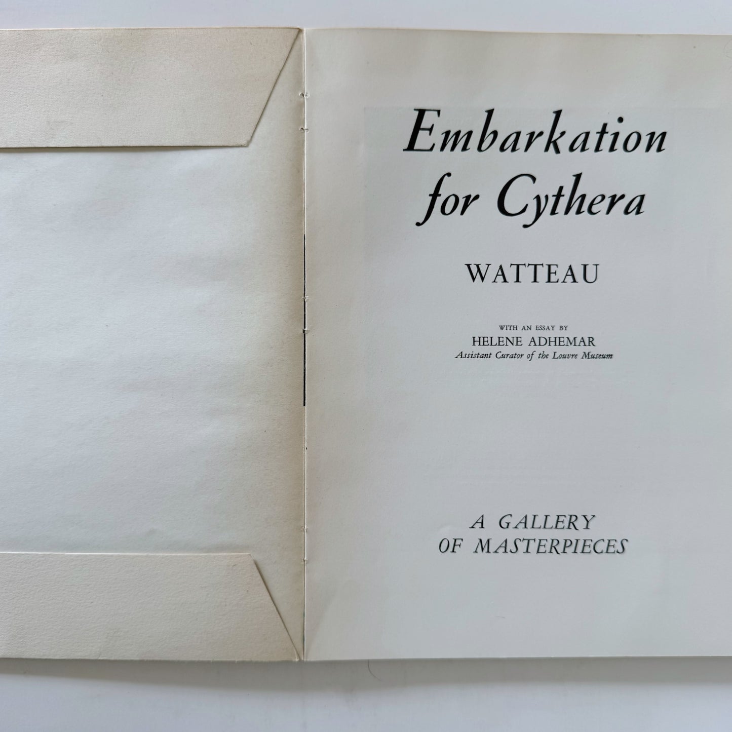 Embarkation for Cythera, Gallery of Masterpieces Book, 1947