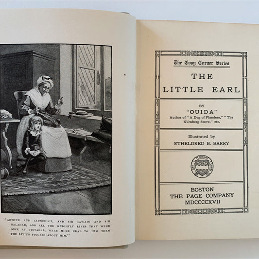 The Little Earl, Cosy Corner Series, Ouida, 1900 Hardcover