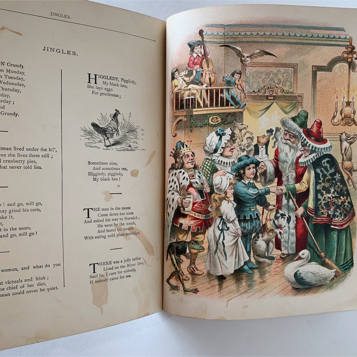 Mother Goose Jingles, Lothrop Publishing, 1895, Illustrated Antique Children's Book