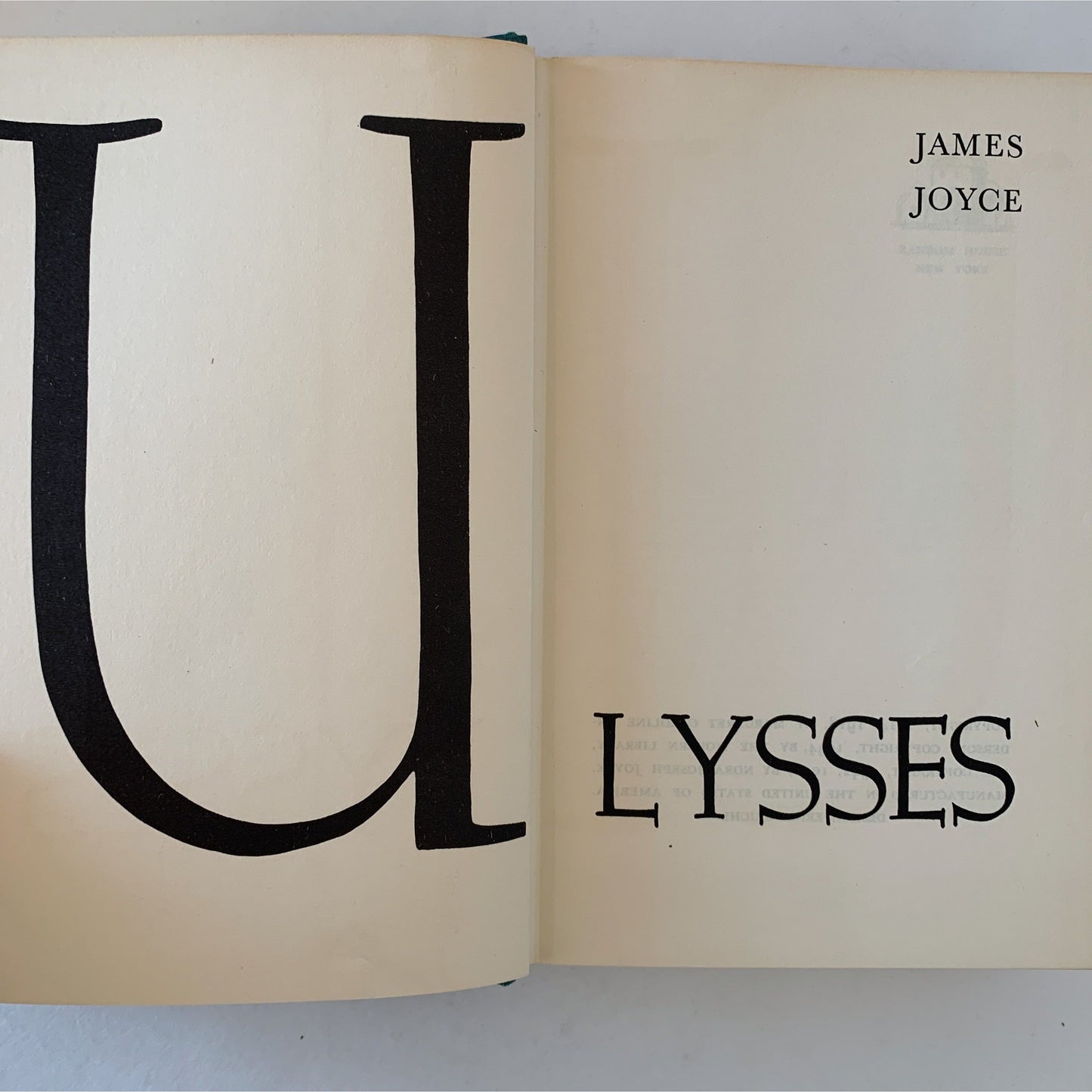 Ulysses, James Joyce, 1946 Hardcover