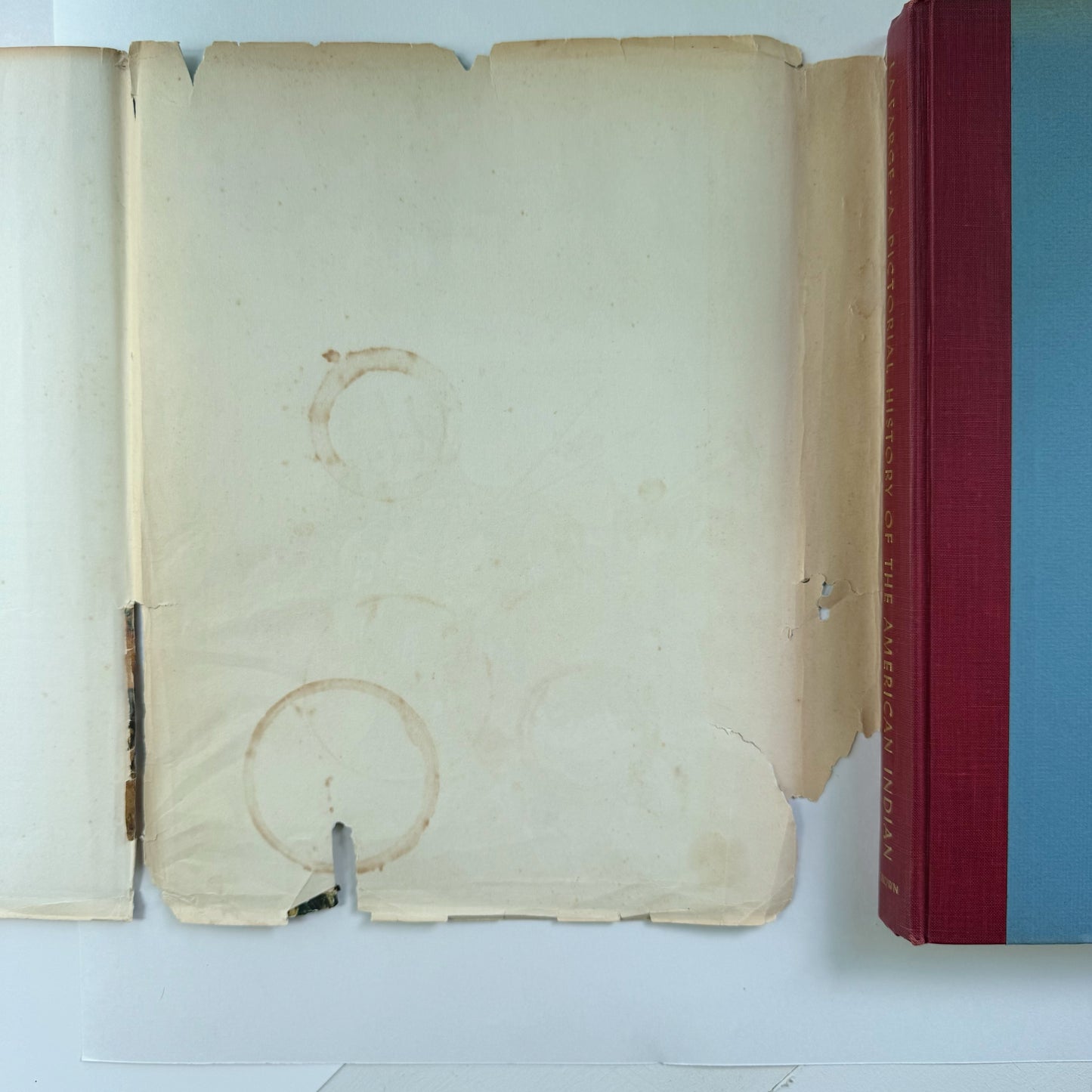 A Pictorial History of the American Indian, Oliver La Farge, 1956 Oversized Hardcover
