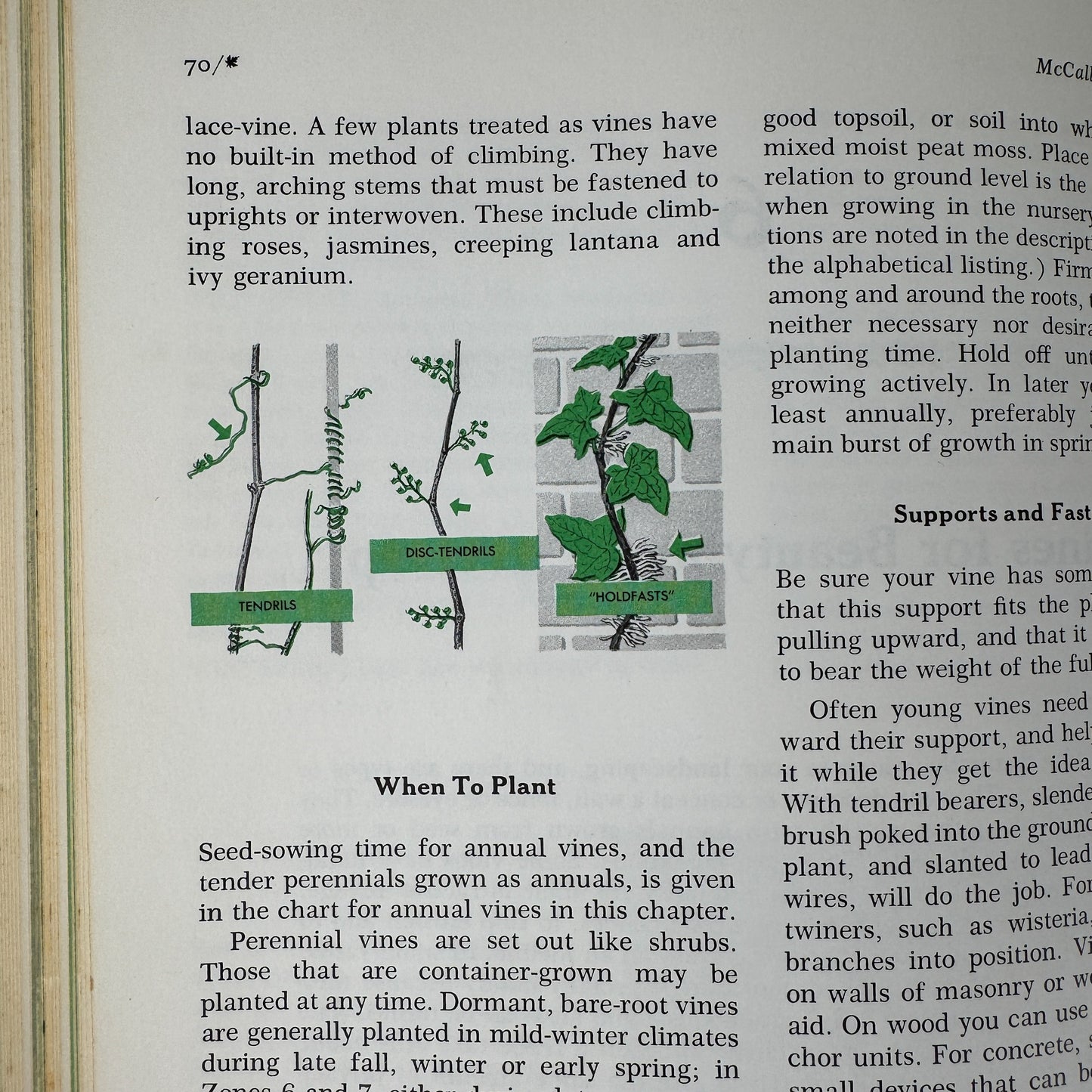 McCall's Garden Book, 1968, Vintage Hardcover Illustrated Gardening Guide