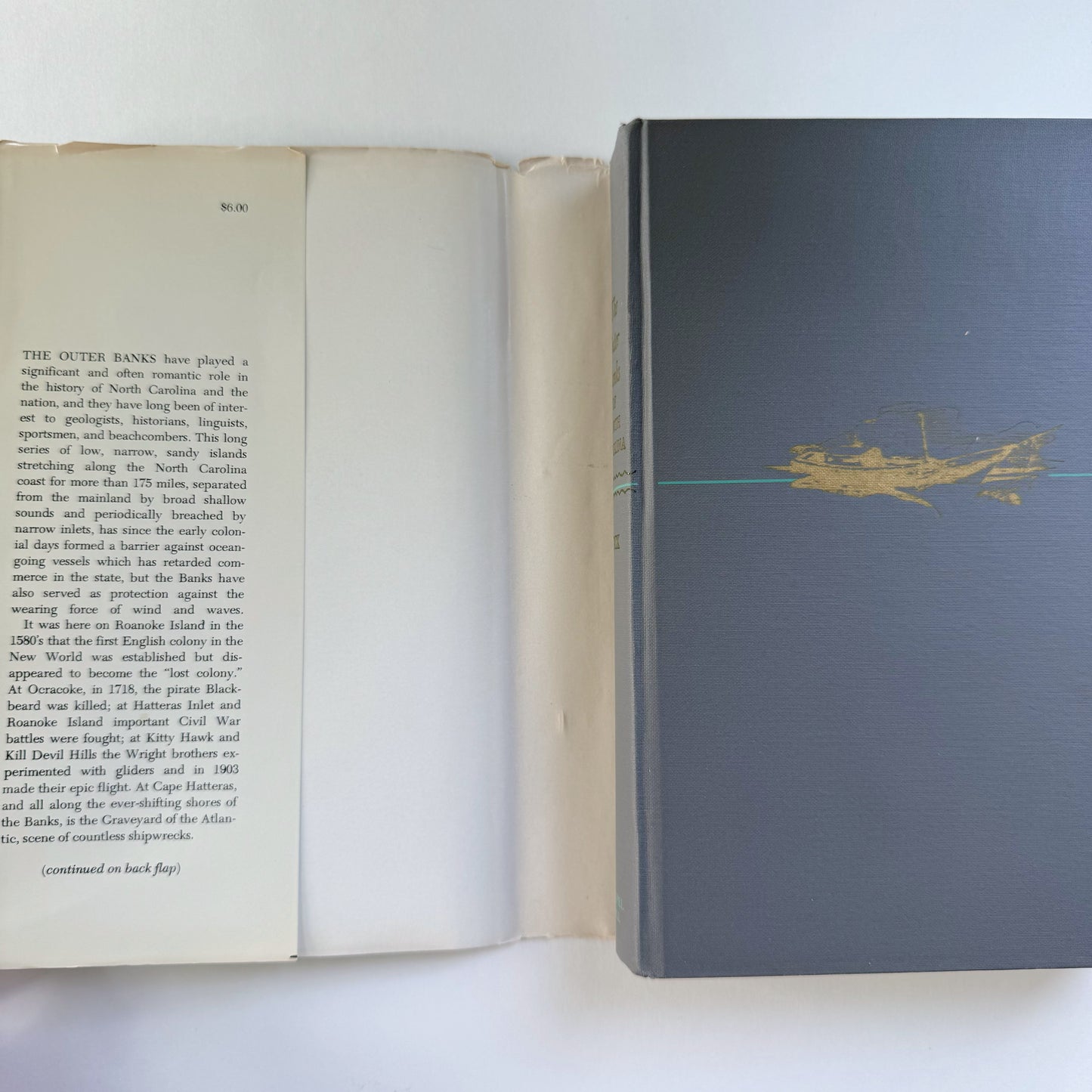 The Outer Banks of North Carolina, David Stick, 1958, SIGNED Hardcover