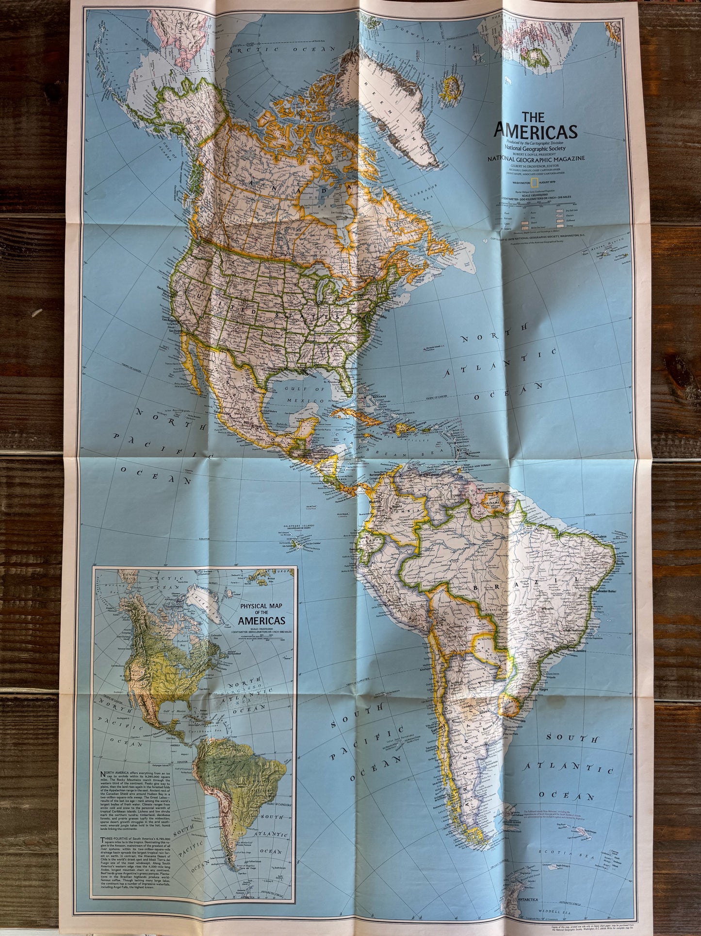 Vintage National Geographic Maps, Choose One