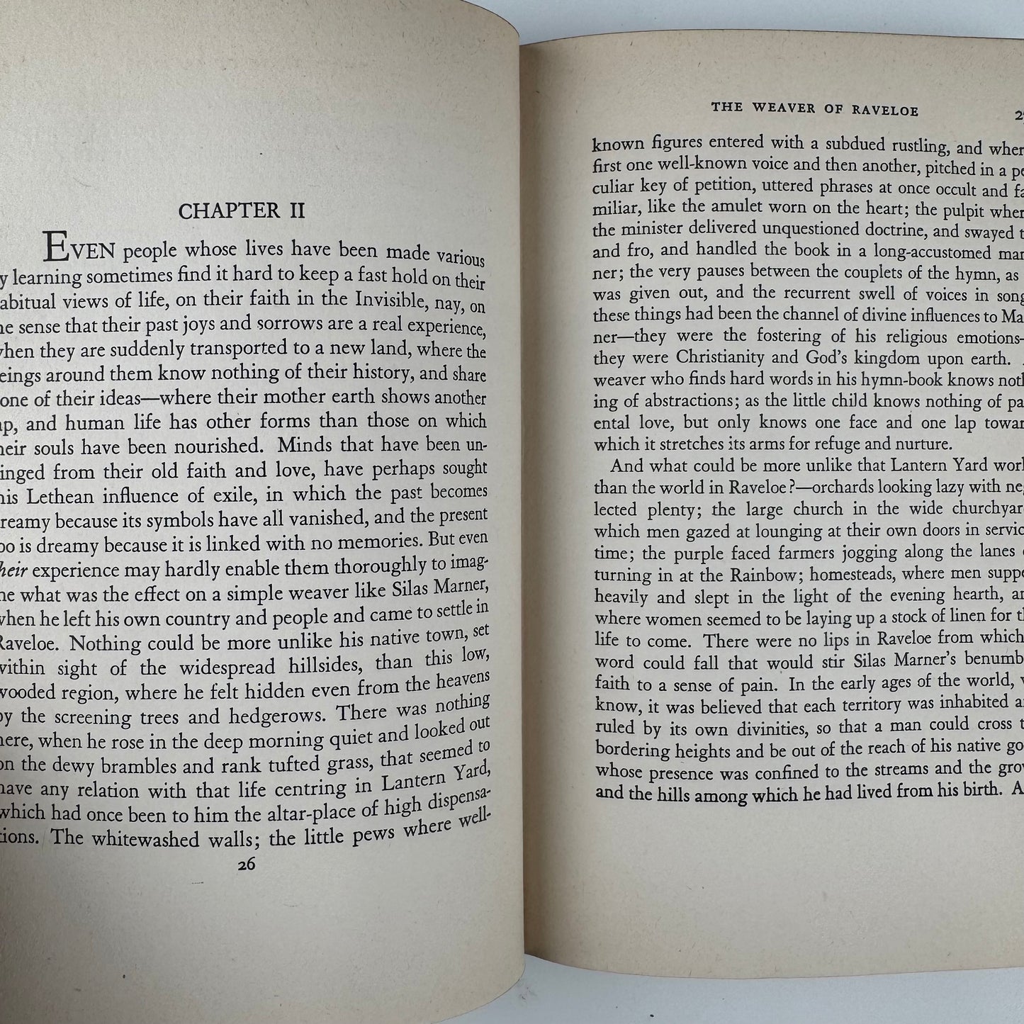 Silas Marner, George Eliot, Art-Type Edition, Hardcover Tan and Brown