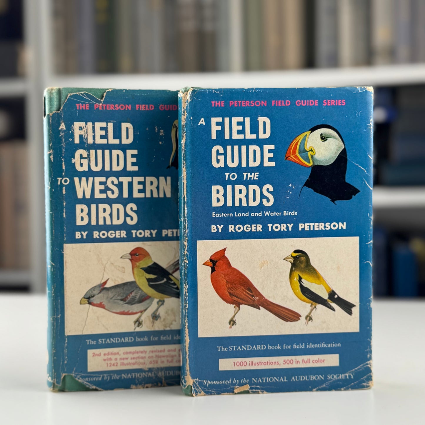 Roger Tory Peterson Set, A Field Guide to Western Birds and Field Guide to the Birds
