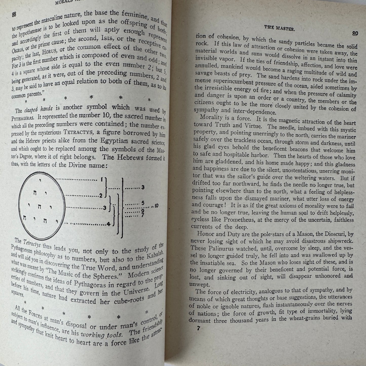 Morals and Dogma of the Ancient and Accepted Scottish Rite of Freemasonry — 1944 Hardcover