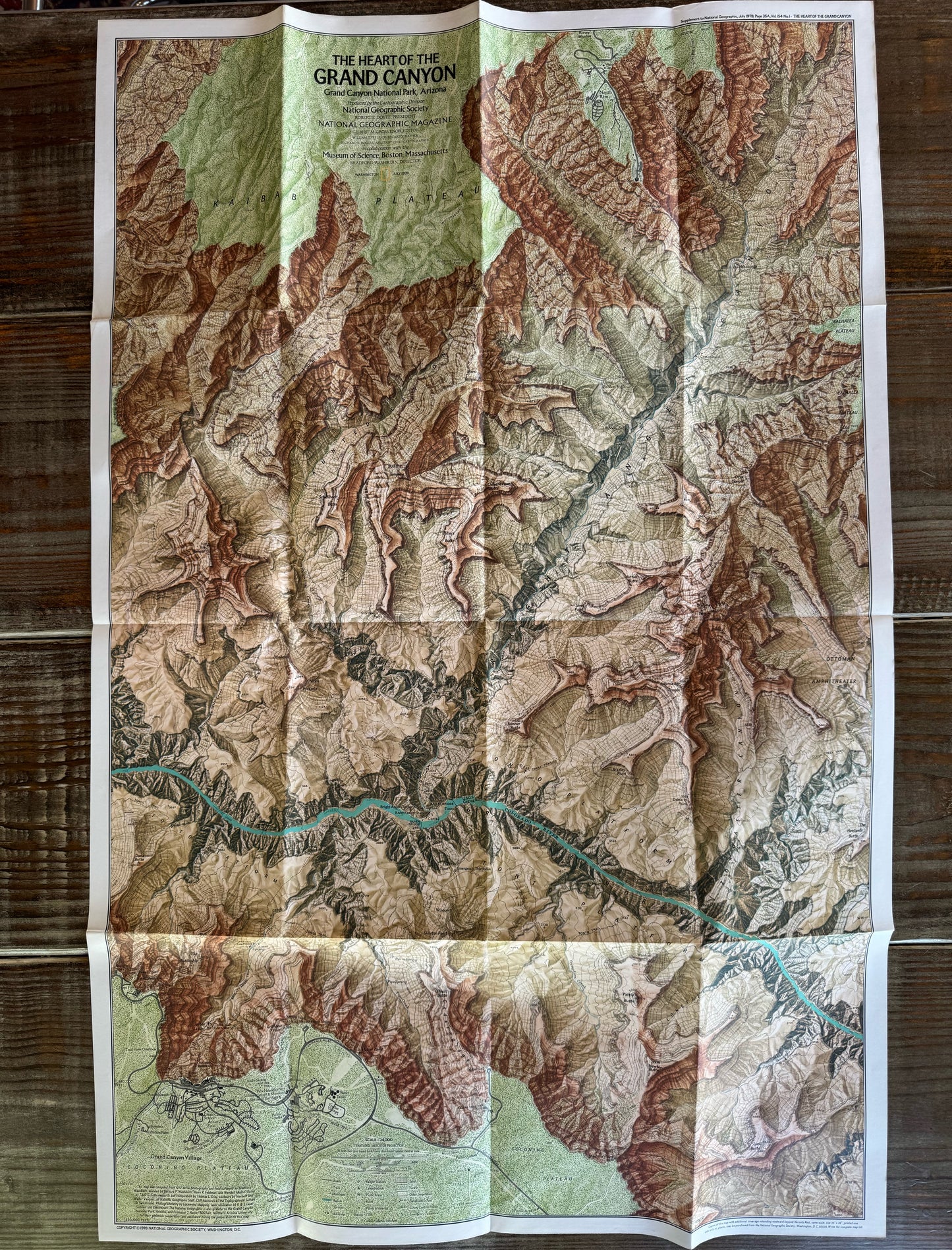 Vintage National Geographic Maps, Choose One