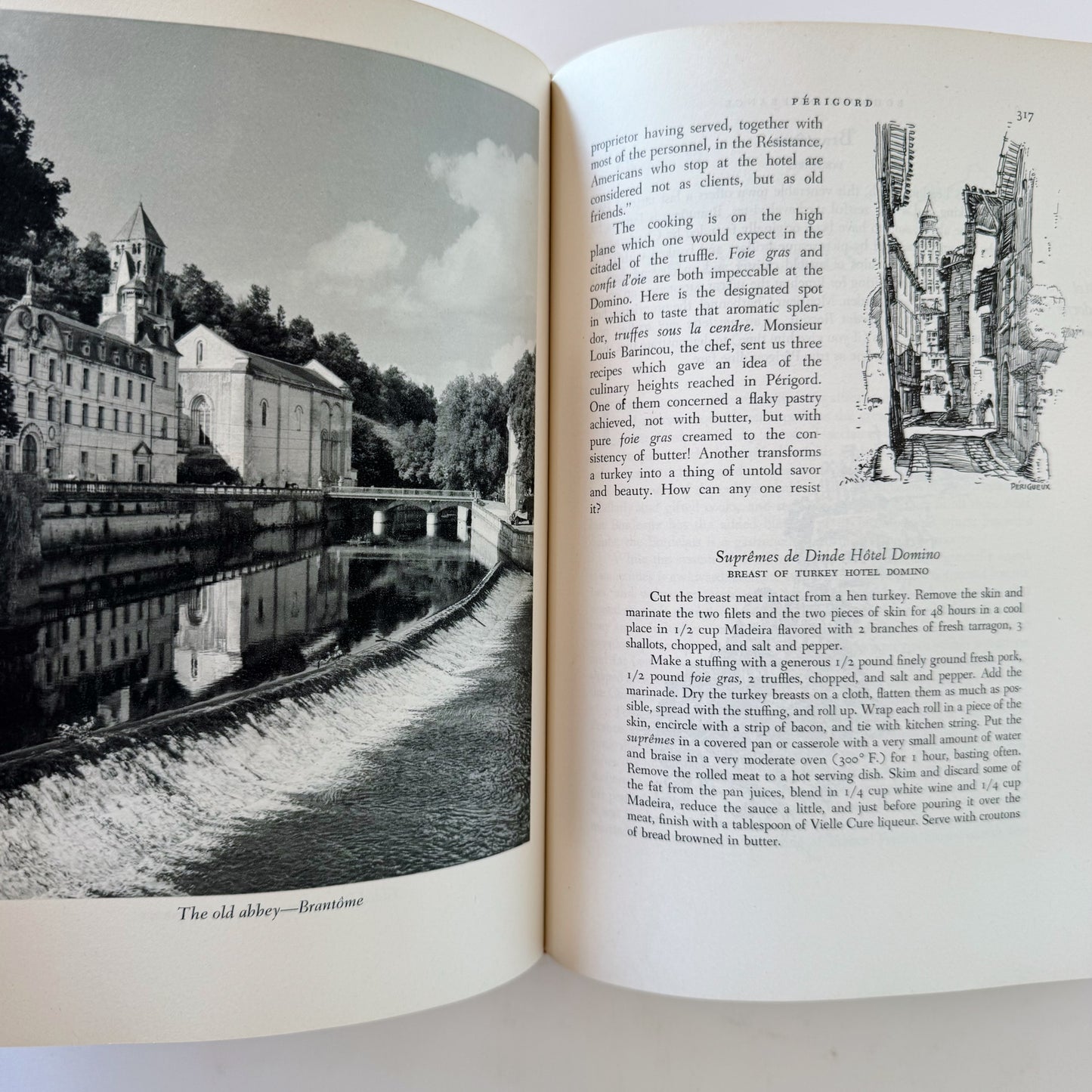 Bouquet De France, 1952 Cookbook and Travelogue, Samual Chamberlain