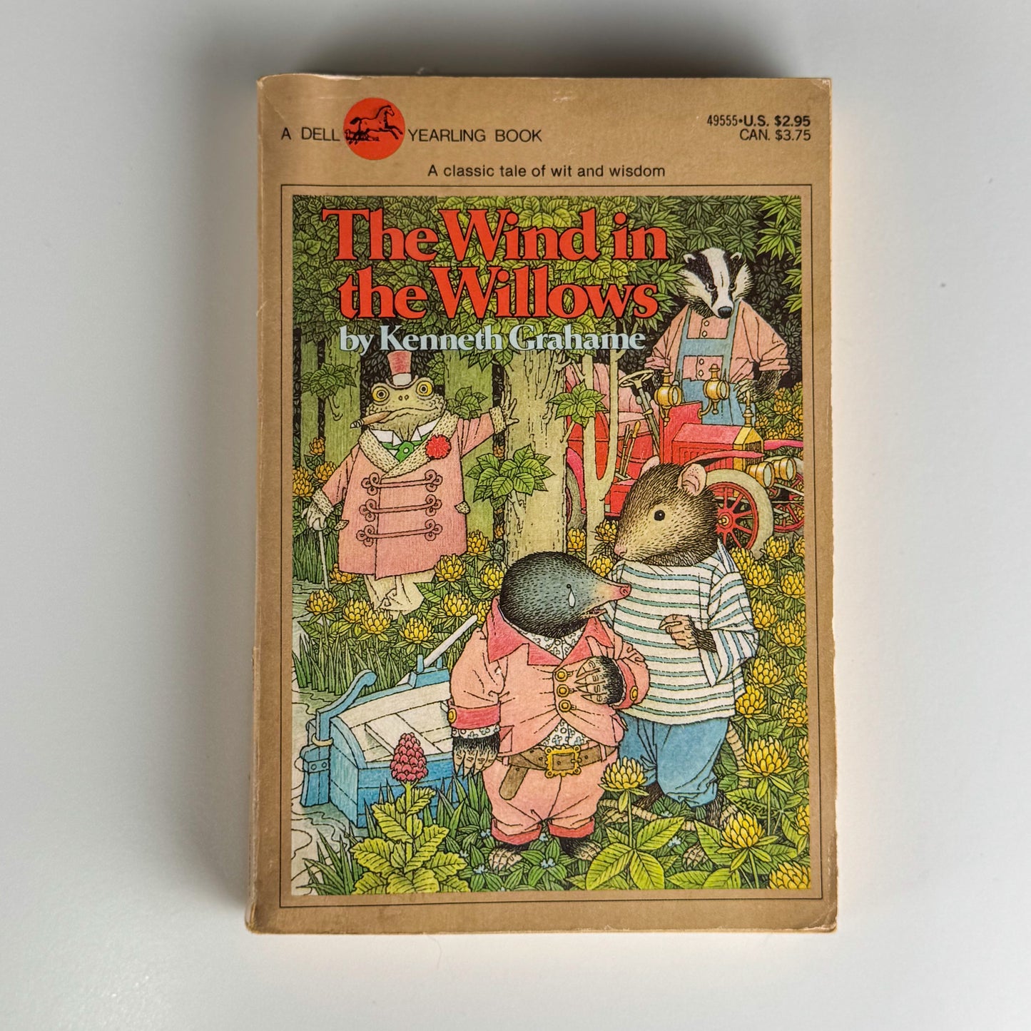 The Wind in the Willows, Kenneth Grahame, A Dell Yearling Book, 1984 Paperback