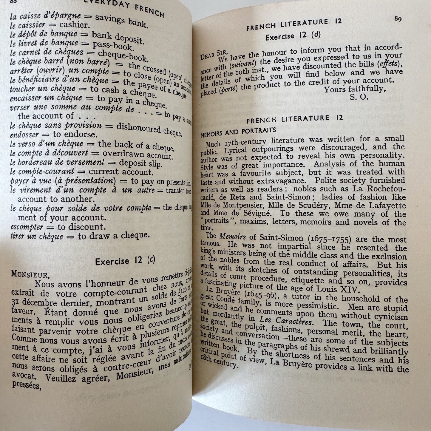 Everyday French, The Teach Yourself Books, 1947 Hardcover