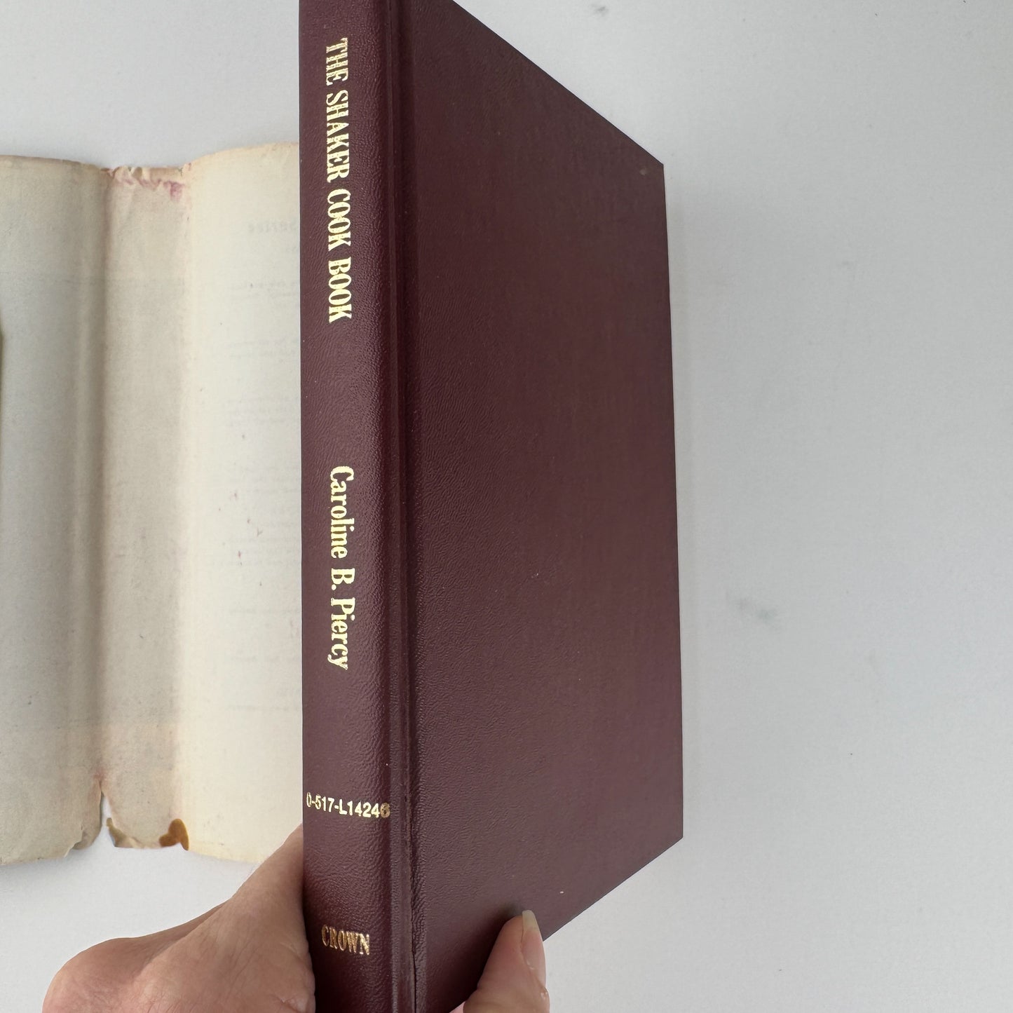 The Shaker Cook Book: Not By Bread Alone, Caroline Piercy, 1953 Vintage Hardcover