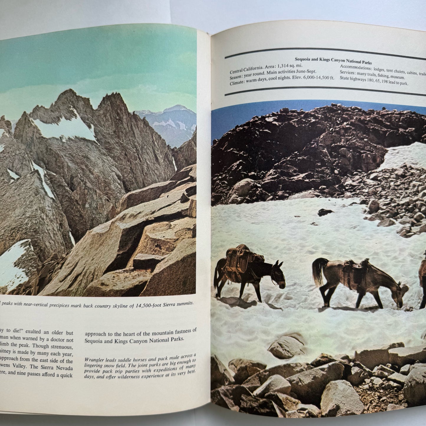 National Parks: A Guide to the National Parks and Monuments of the US, 1964 Illustrated Hardcover