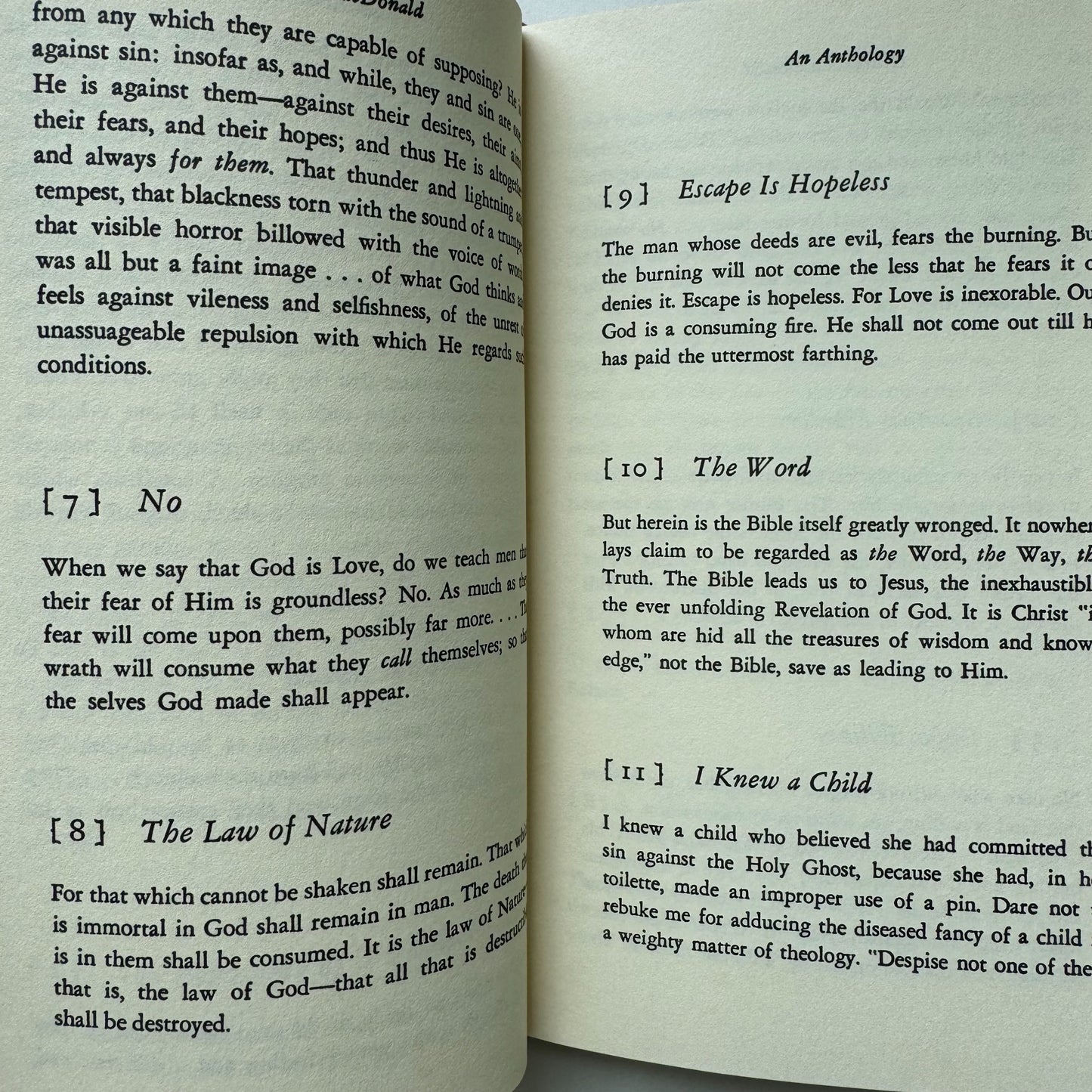 George MacDonald: An Anthology, Edited by C.S. Lewis, First Printing, 1978