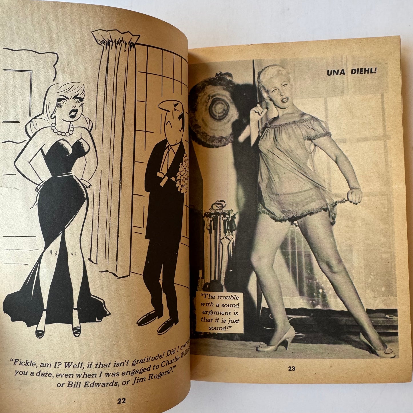 Laugh Riot: Pin-Up and Humor Men's Magazine, June 1962, Humor and Girlie Magazine