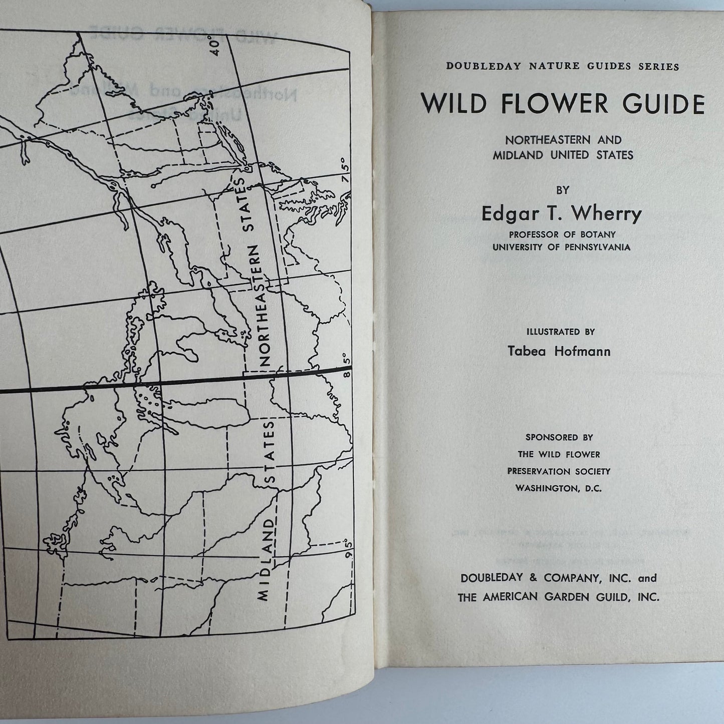 Wild Flower Guide: Northeastern and Midland United States, Doubleday Nature Guides, 1948