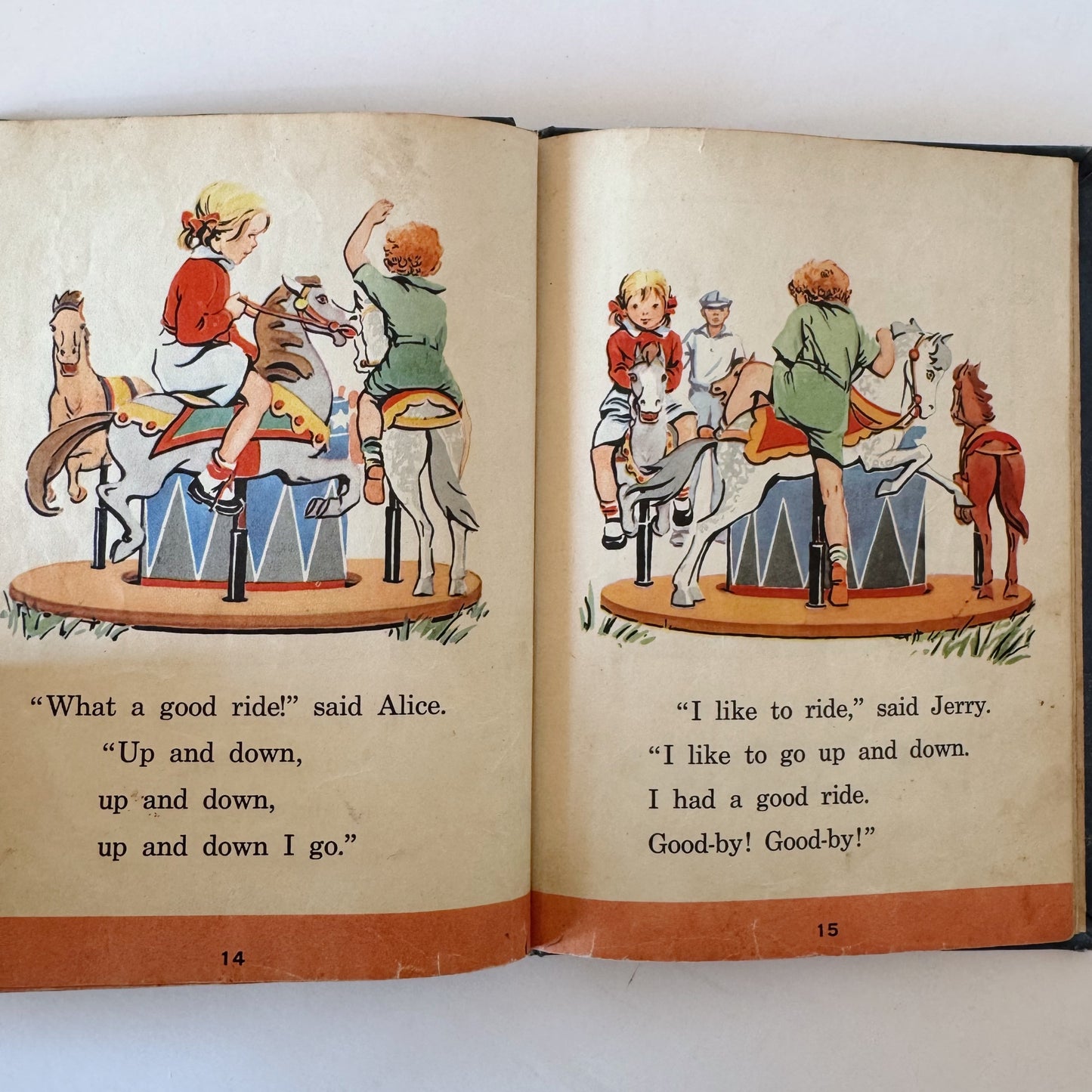 Rides and Slides, The Alice and Jerry Books, 1941 Elementary School Primer