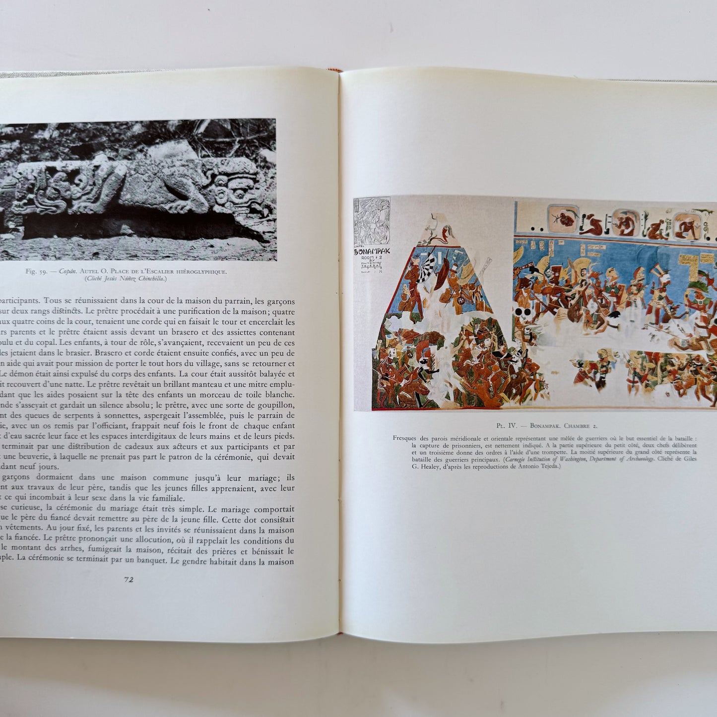 Cites Maya, French Language 1954 Hardcover Book, Mayan Civilization