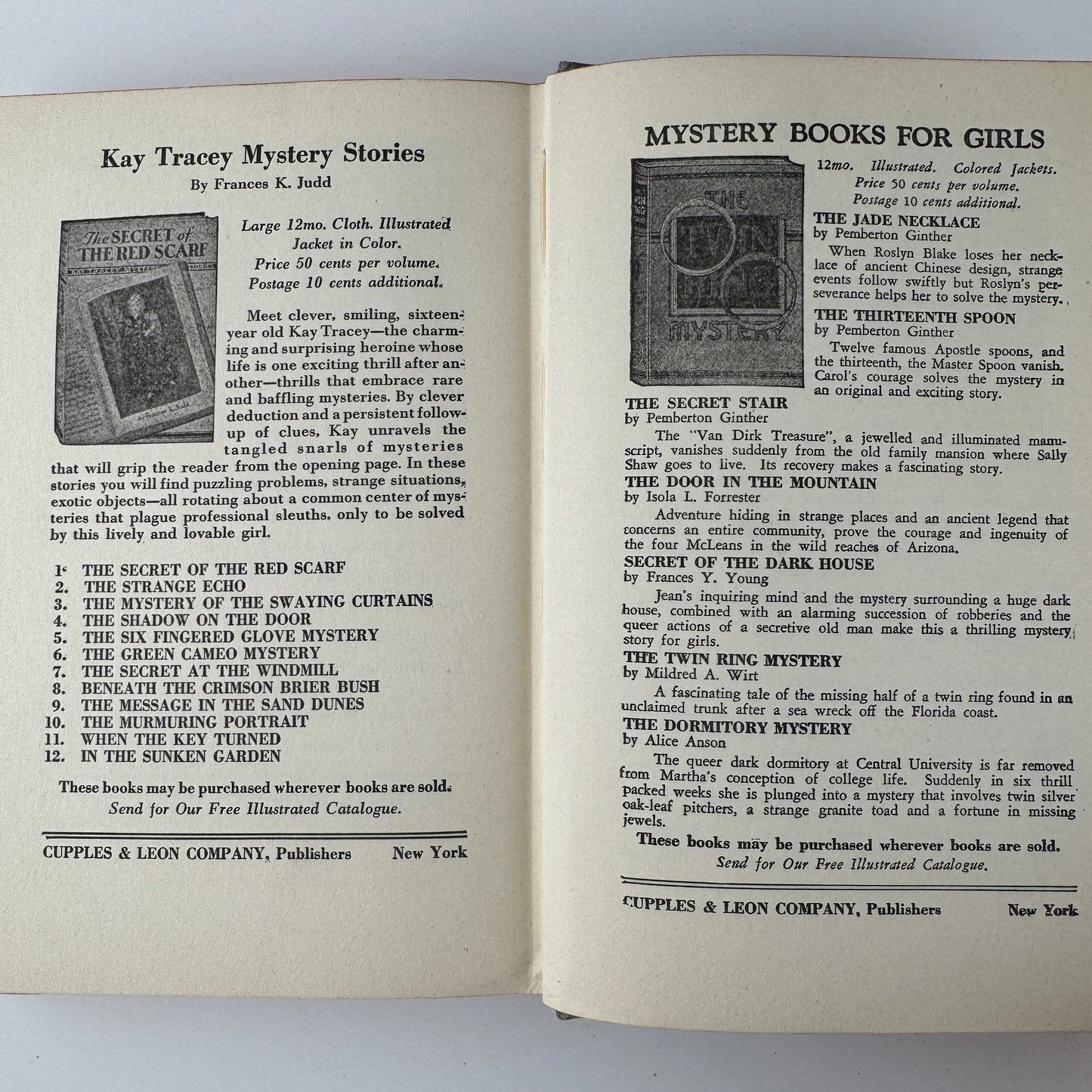 Ghost Gables, Mildred A. Wirt, 1939 YA Mystery by Nancy Drew Author