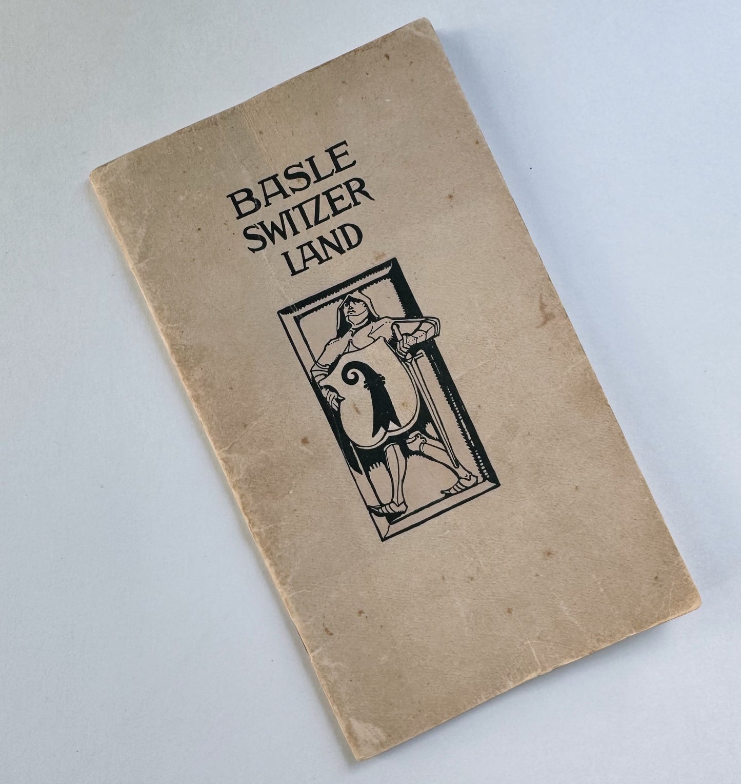 Guide Through Basle and Environs, Basle Switzerland Vintage Travel Guide, Society of Welcome to Strangers Paperback