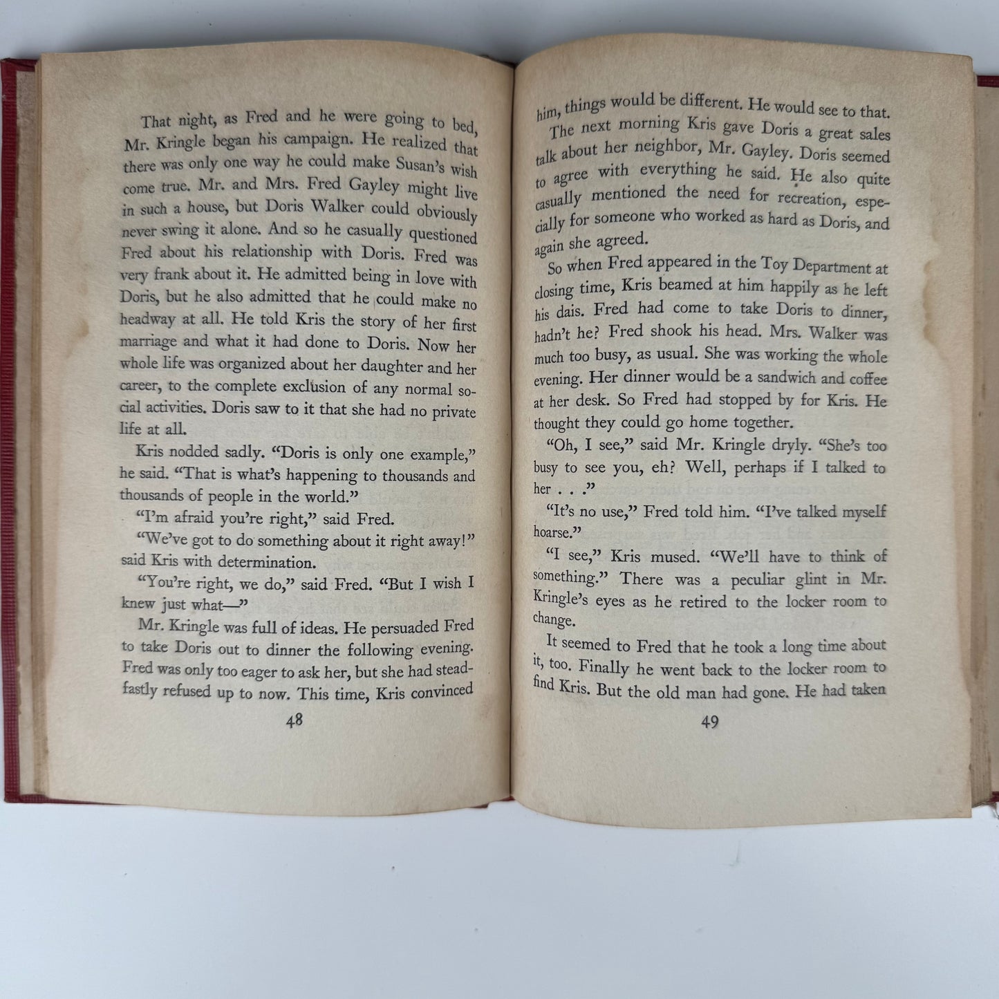 Miracle on 34th Street, Valentine Davies, First Edition, 1947 Hardcover with Dust jacket