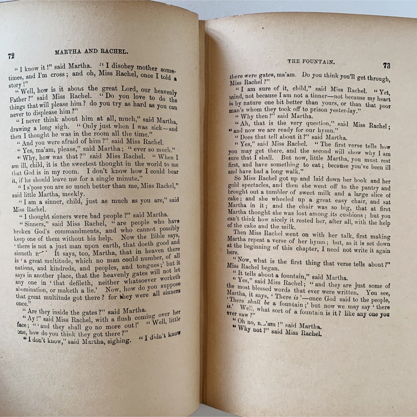The Two School Girls and Other Tales, Red Antique Hardcover, 1899