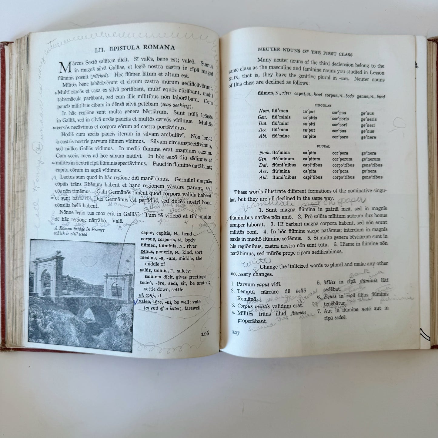 Using Latin, Book One, 1948 Mid Century School Book
