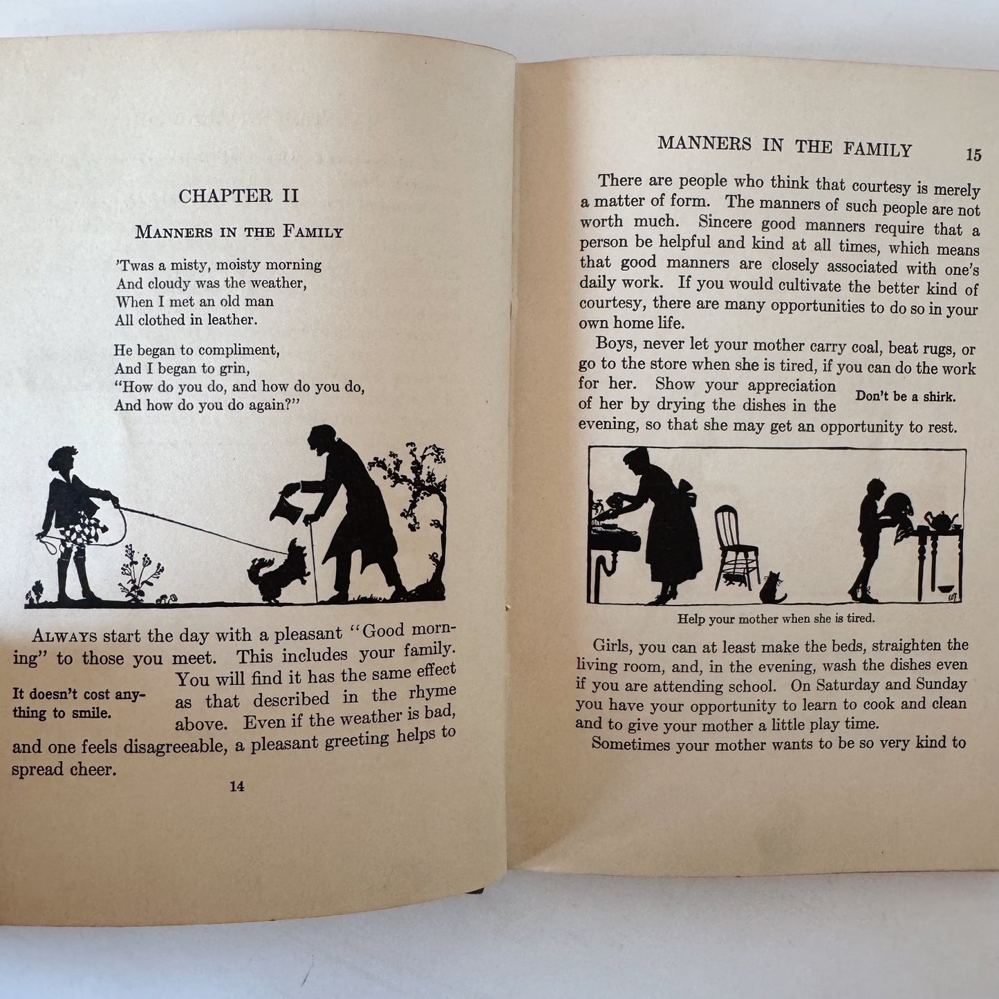 Everyday Manners for Boys and Girls, 1922 School Book