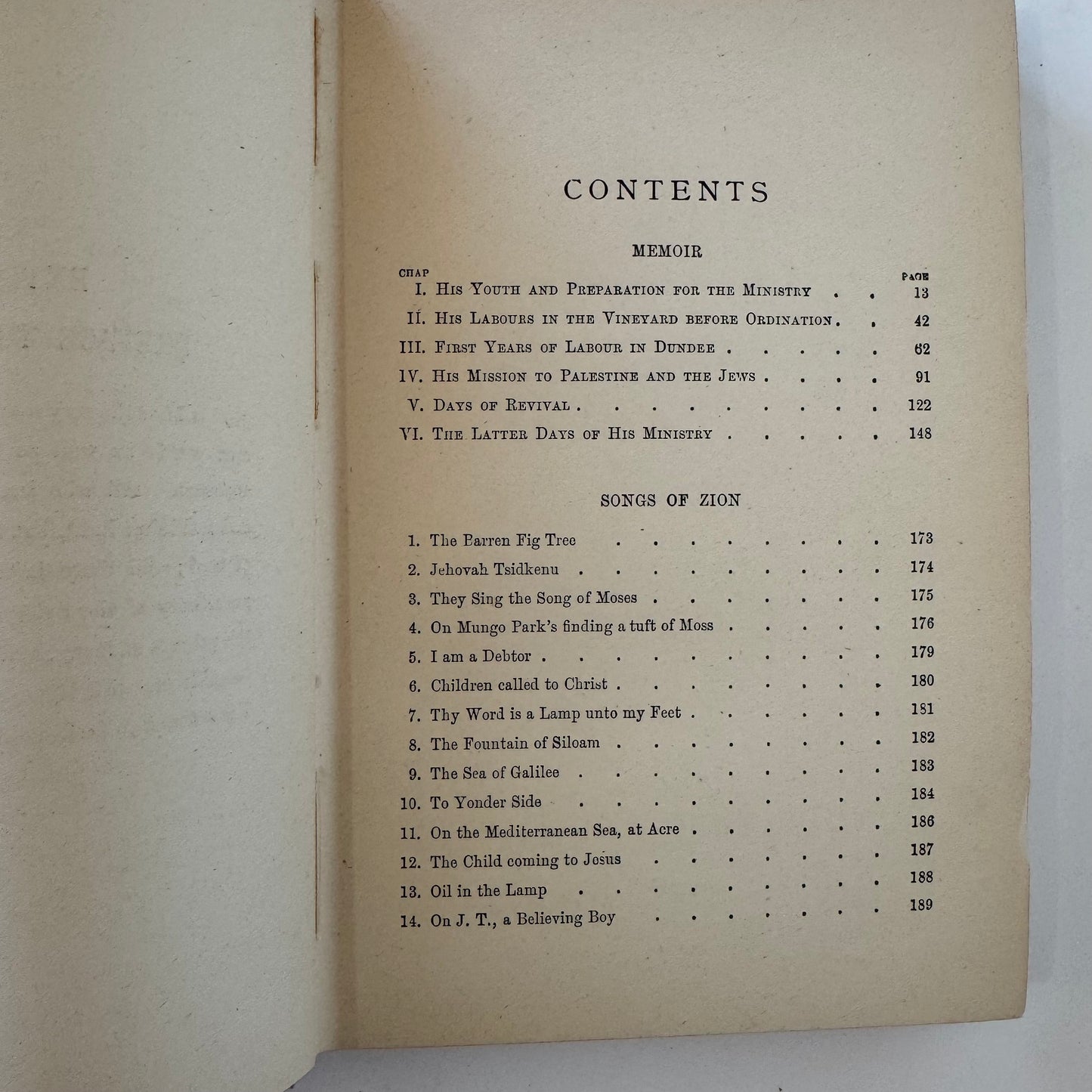 Memoir of the Rev. Robert Murray M'cheyne, Andrew A. Bonar, Antique Red Ornate Hardcover