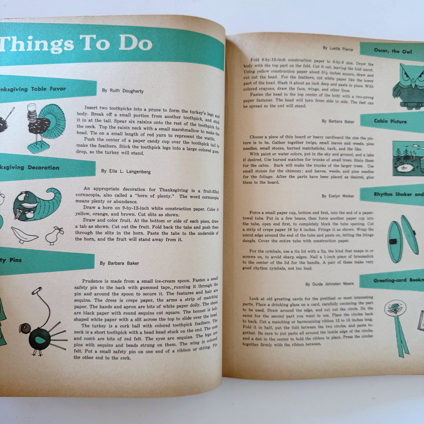 Teacher's Jumbo Holiday Handbook, Highlights Magazine, 1963 Hardcover