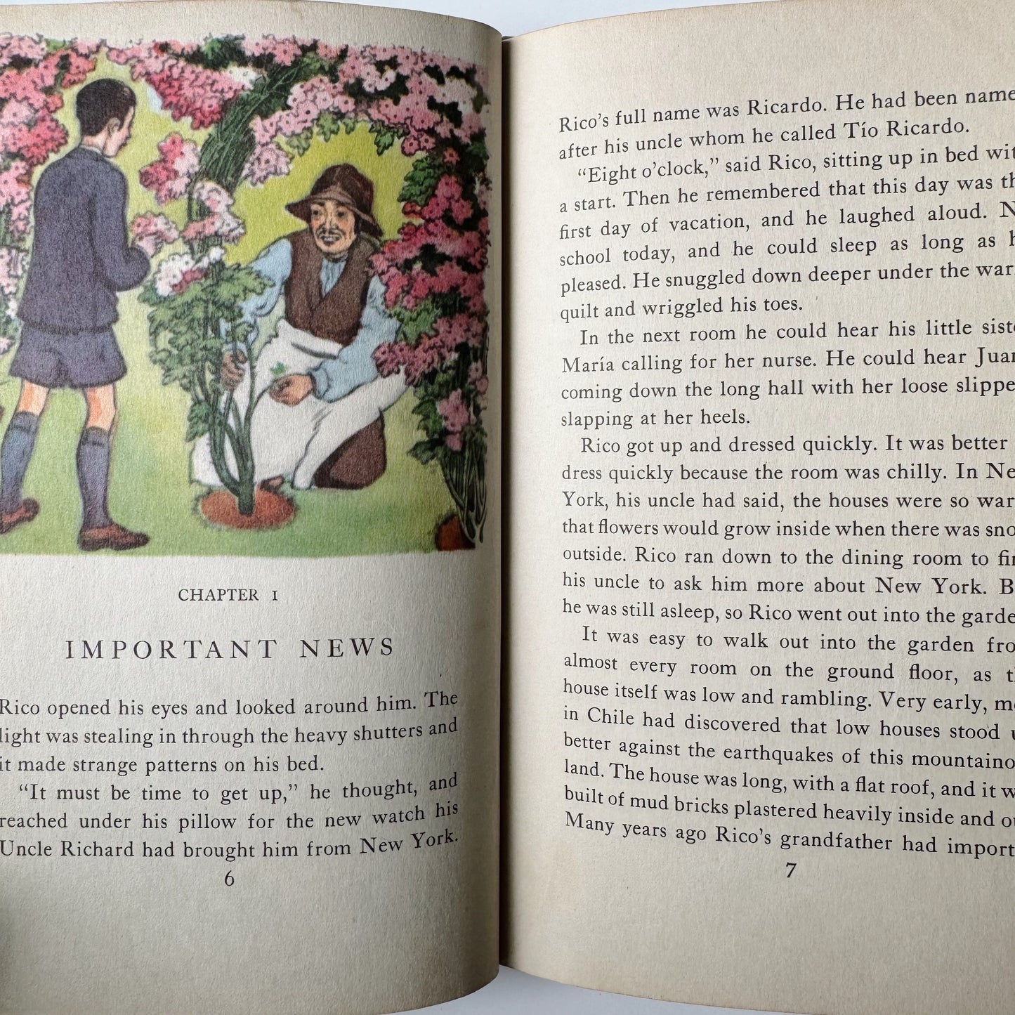 Rico the Young Rancher, New World Neighbors, Kids Book, Chile, 1942