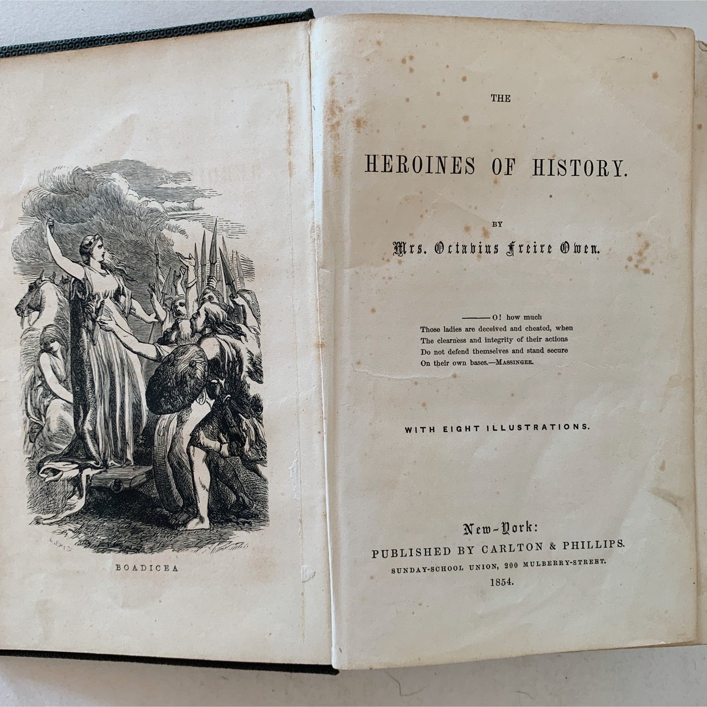 The Heroines of History, 1854 Hardcover