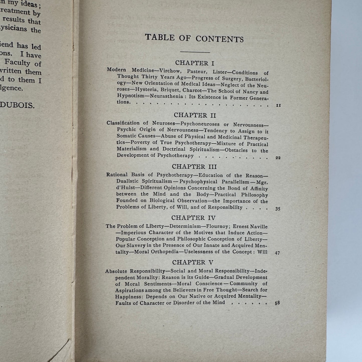 The Psychic Treatment of Nervous Disorders — 1909 Antique Medical Book