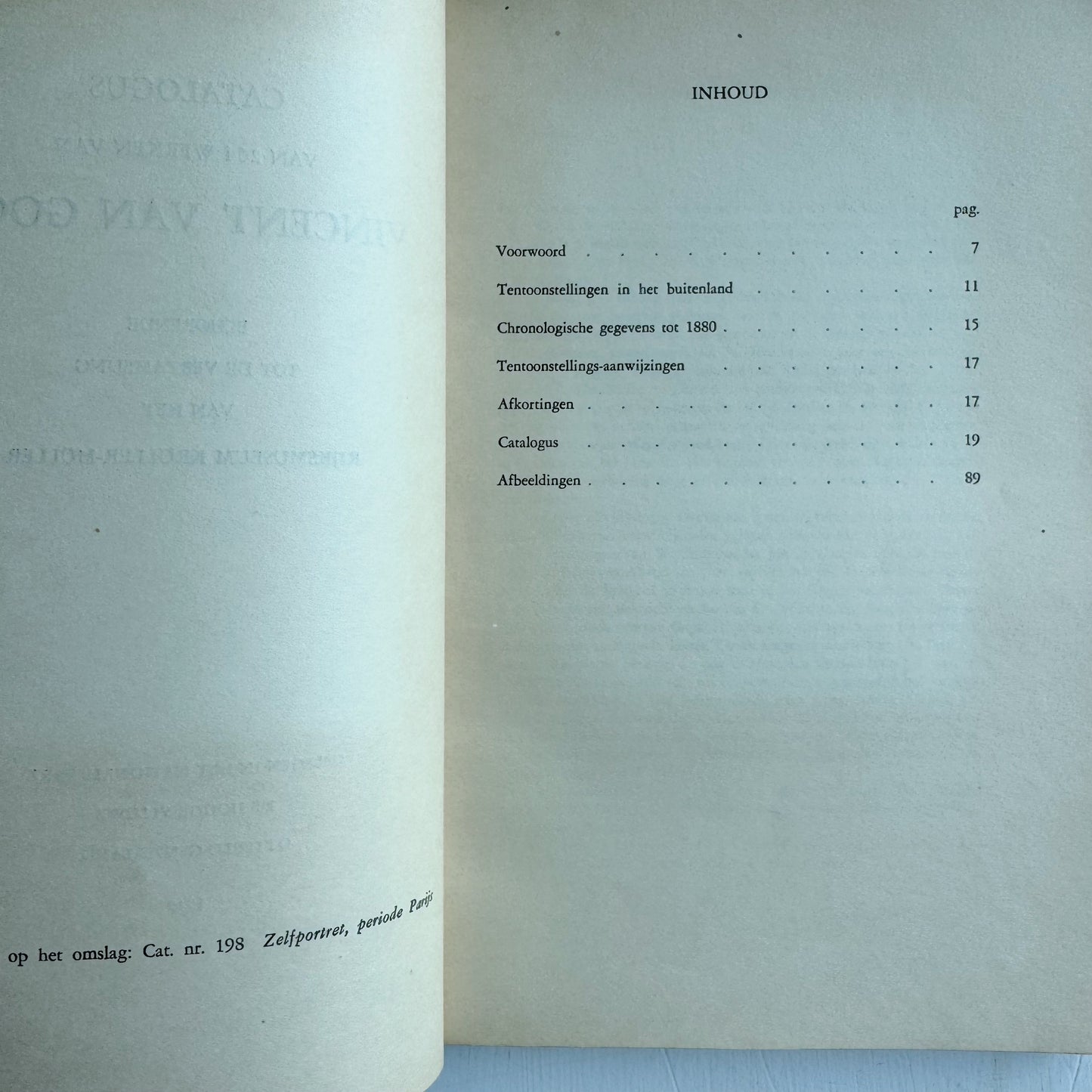 Catalog of 264 Works of Vincent Van Gogh in The Kröller-Müller Museum, 1949