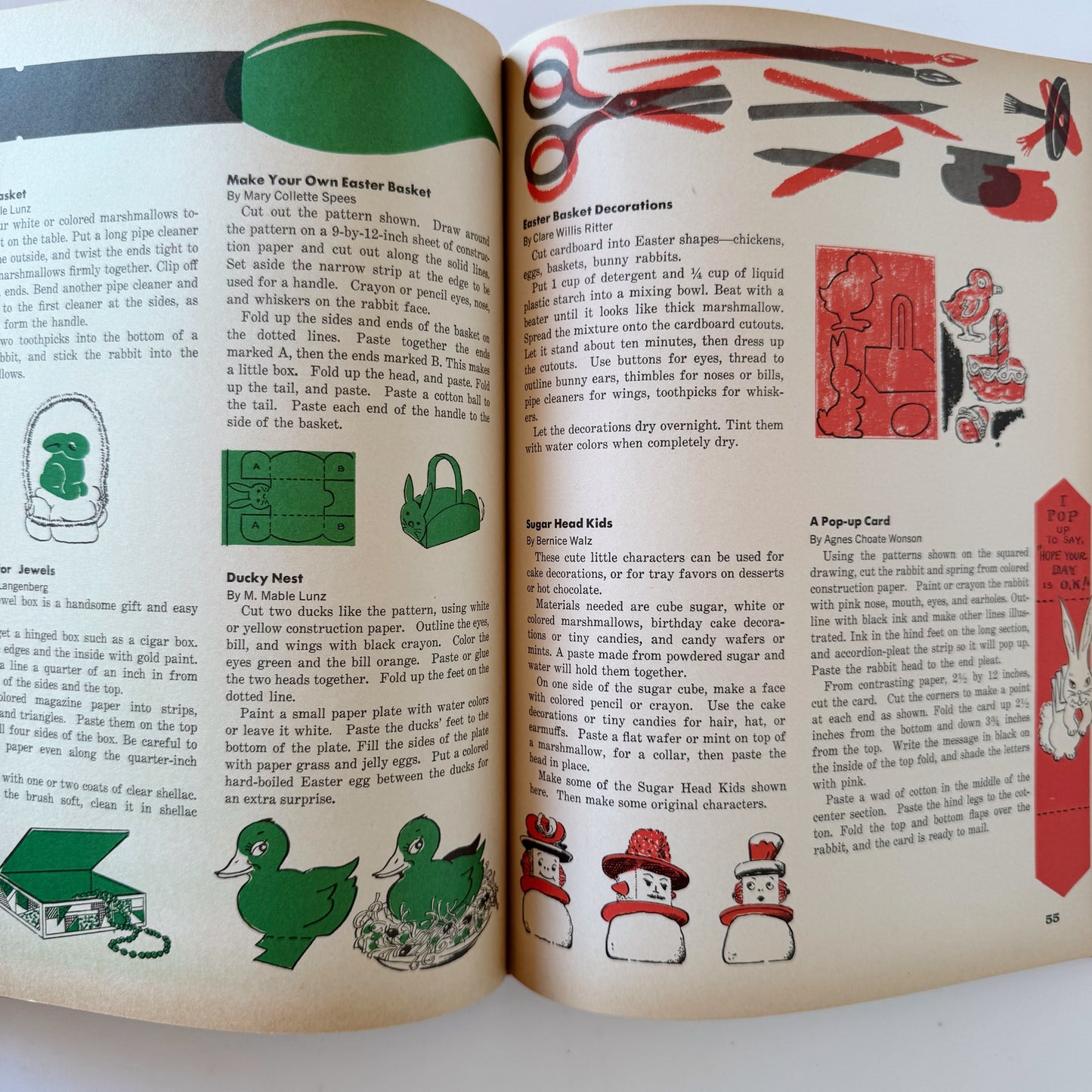 Teacher's Jumbo Holiday Handbook, Highlights Magazine, 1963 Hardcover