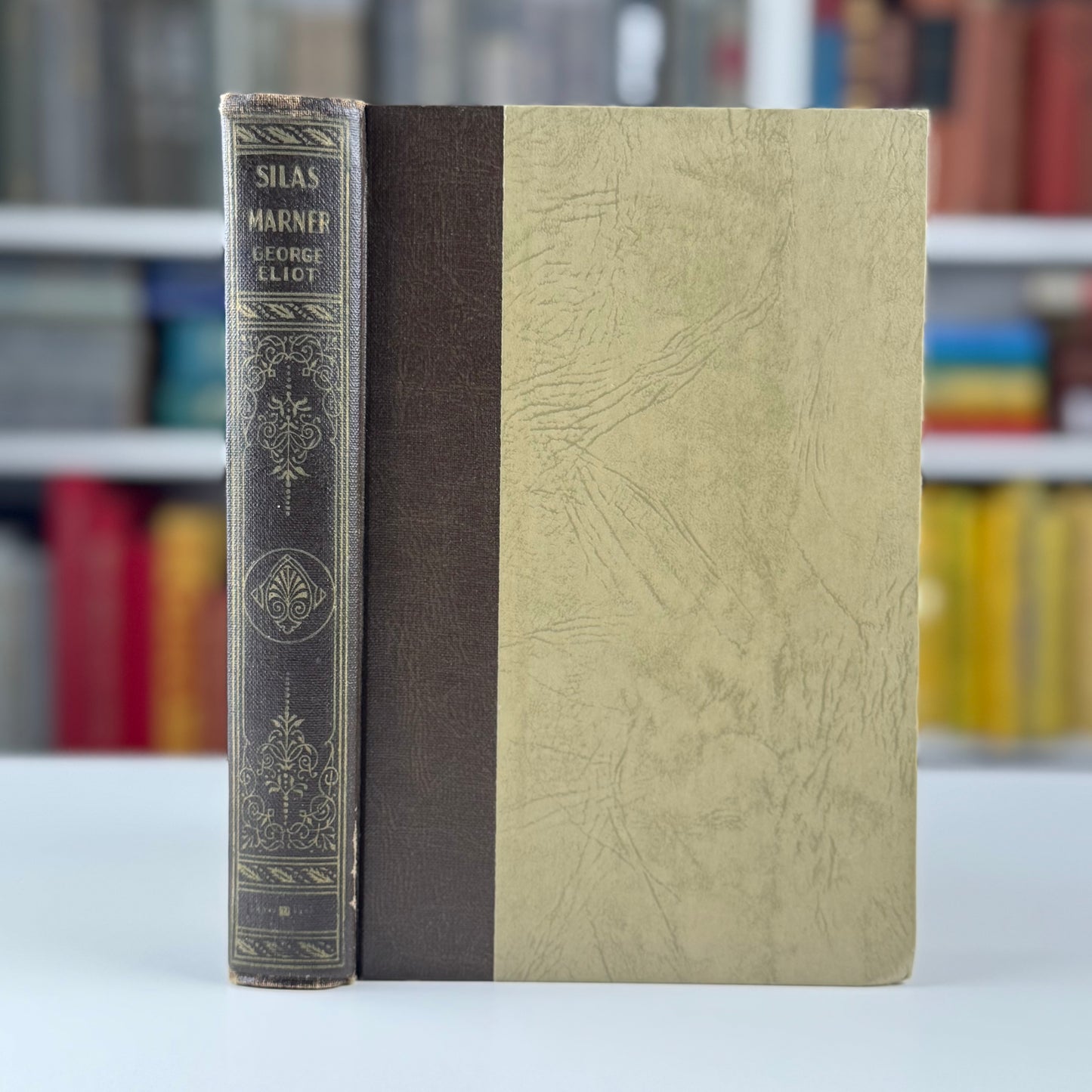 Silas Marner, George Eliot, Art-Type Edition, Hardcover Tan and Brown