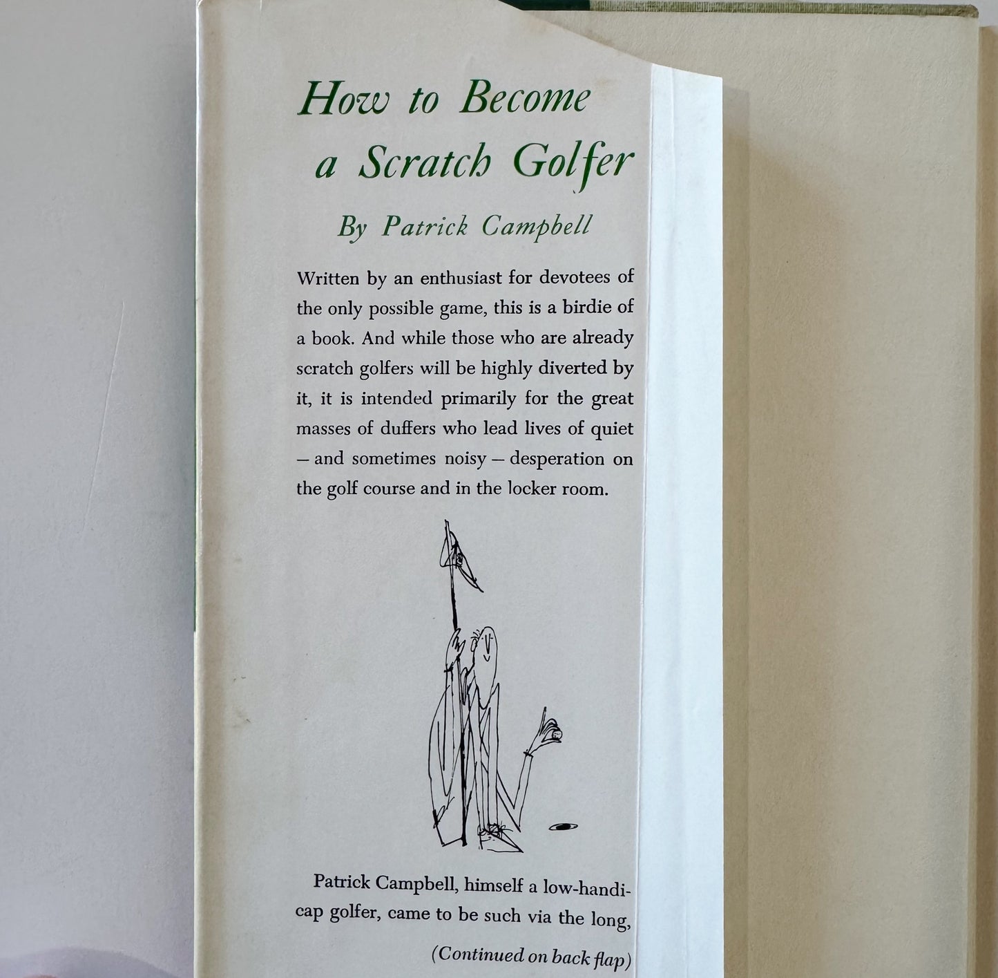 How to Become a Scratch Golfer, Patrick Campbell, 1963 Hardcover