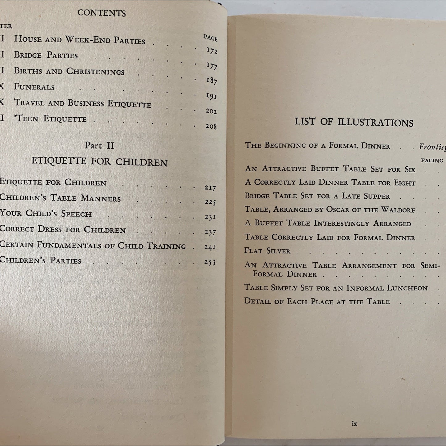 Today's Etiquette, 1941, Lillian Eichler, Hardcover Mid Century Modern