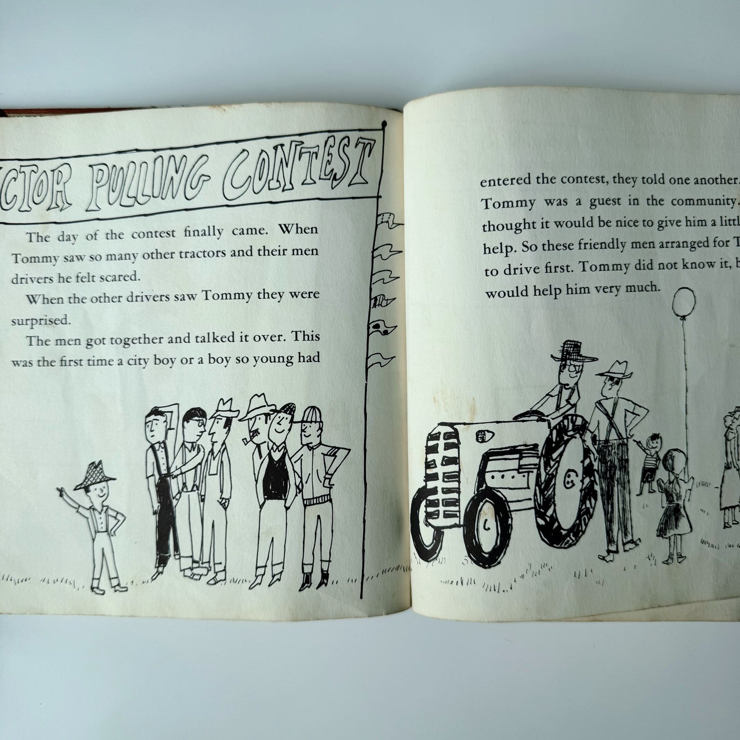 Tommy Learns to Drive a Tractor, 1958 Children's Book