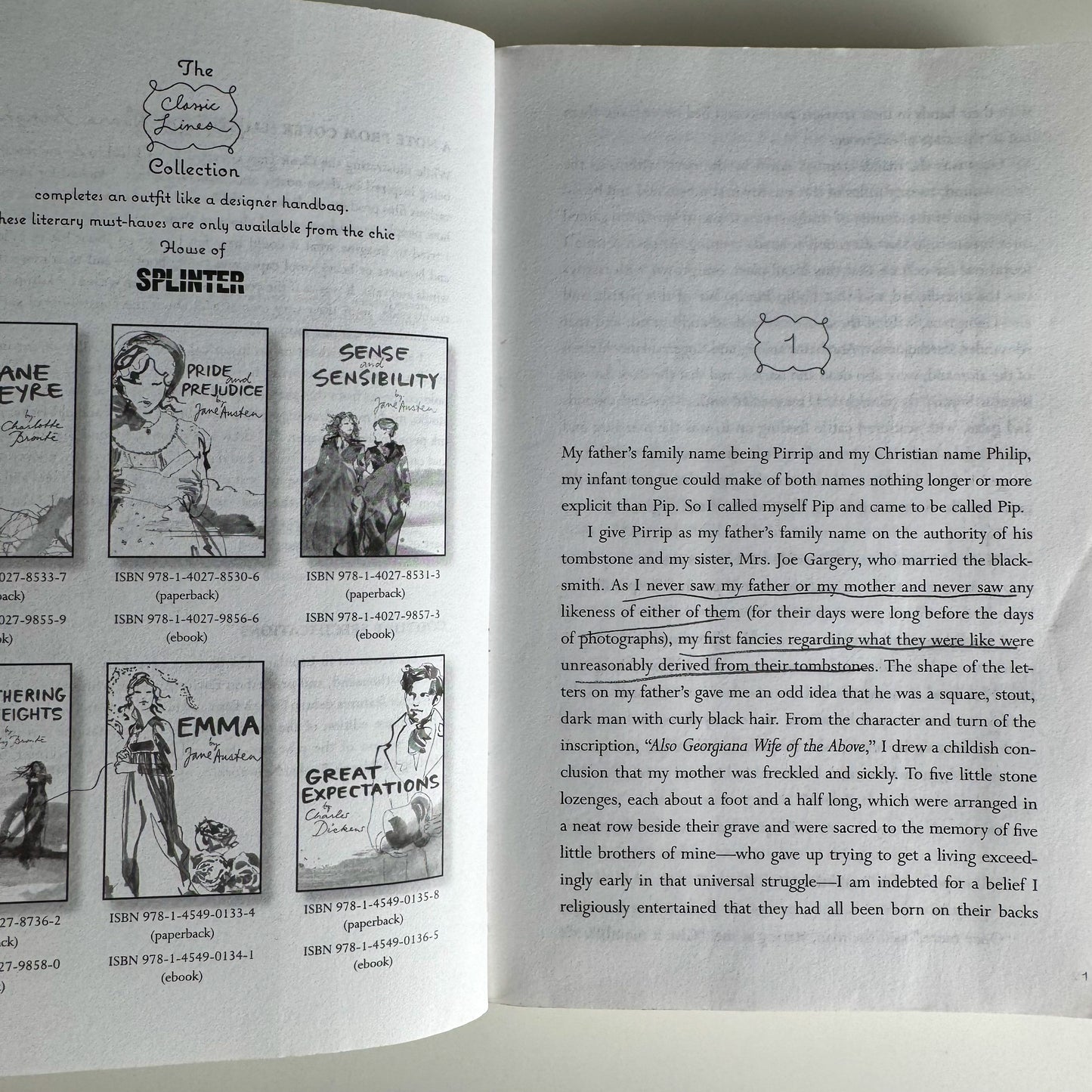 Classic Lines Editions: Great Expectations and Wuthering Heights, Paperback 2012
