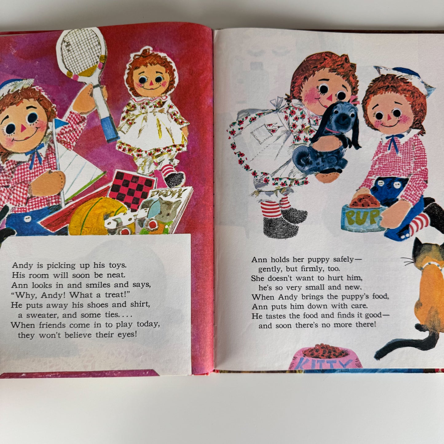 Raggedy Ann, A Thank You Please and I Love You Book, 1978 Picture Book Hardcover
