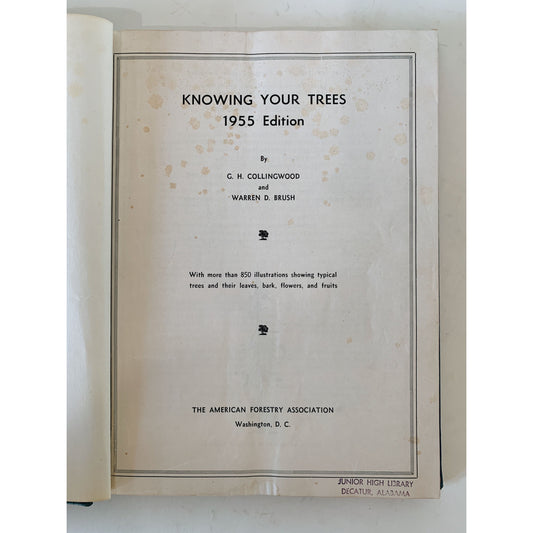 Knowing Your Trees, American Forestry Association, 1958 Illustrated Hardcover Book