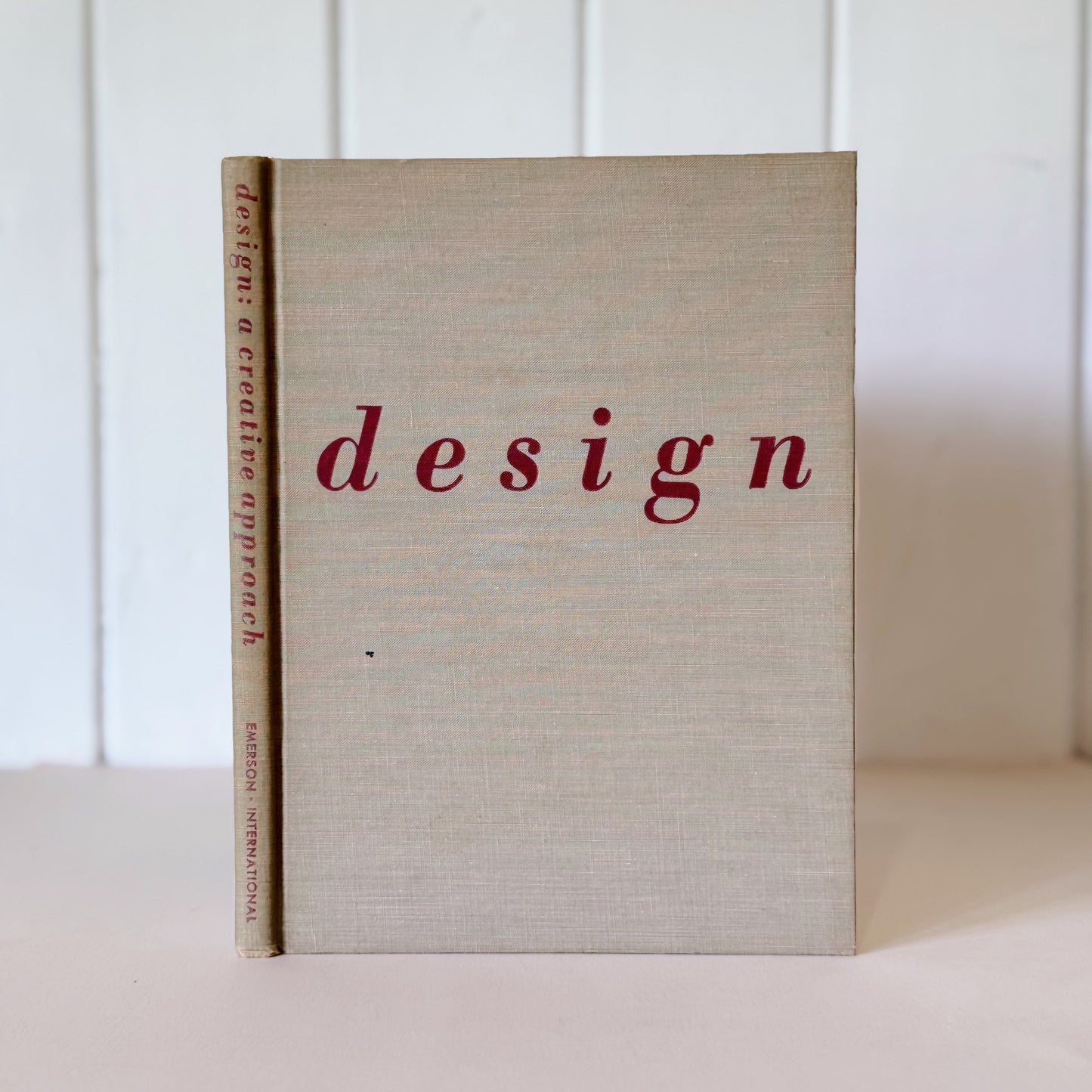 Design: A Creative Approach, 1955 Hardcover Art Education Book