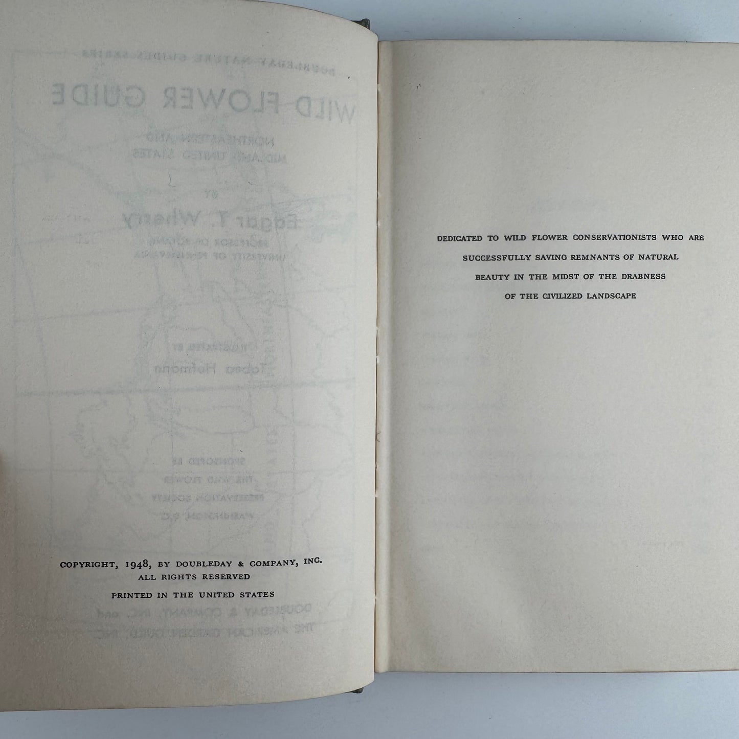 Wild Flower Guide: Northeastern and Midland United States, Doubleday Nature Guides, 1948