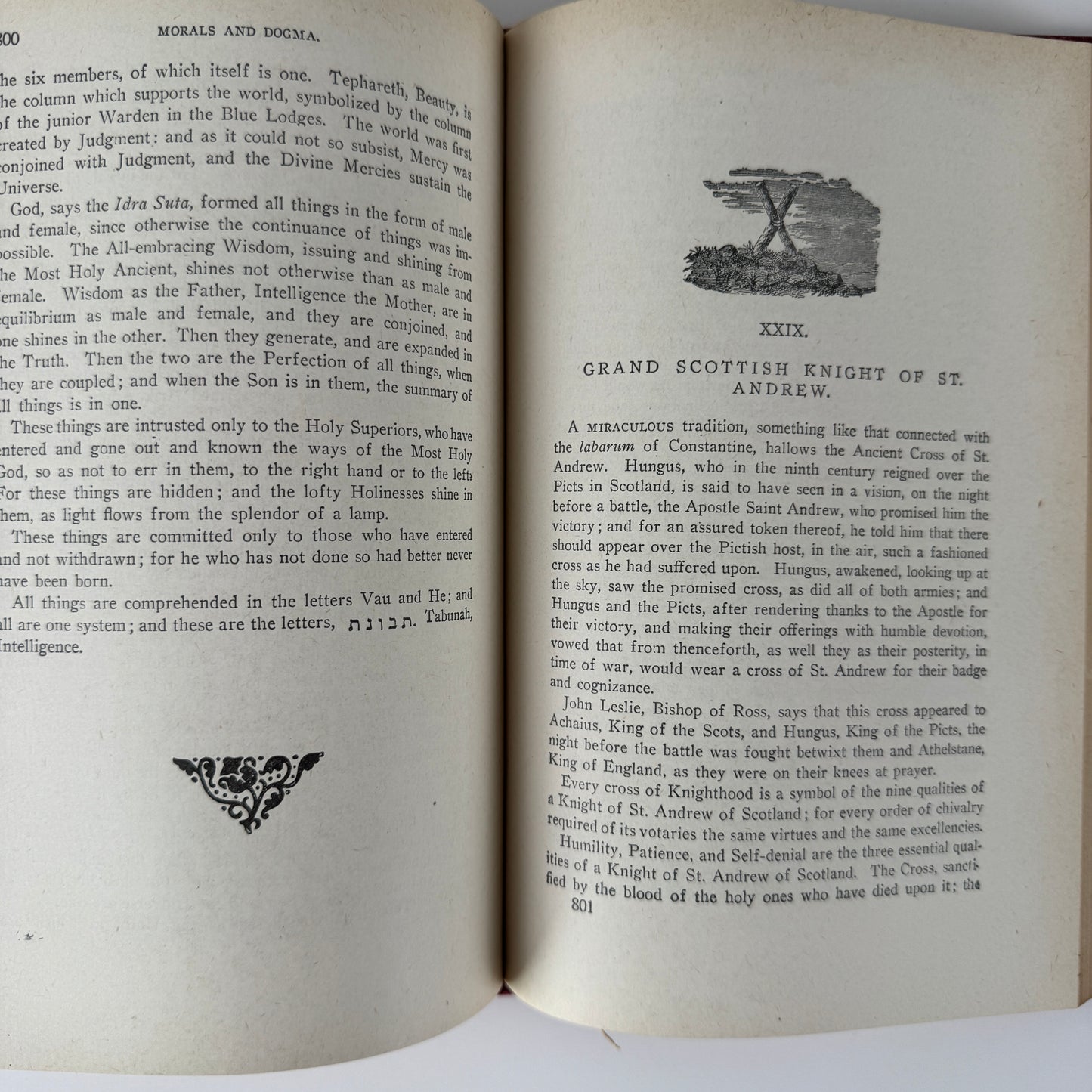 Morals and Dogma of the Ancient and Accepted Scottish Rite of Freemasonry — 1944 Hardcover