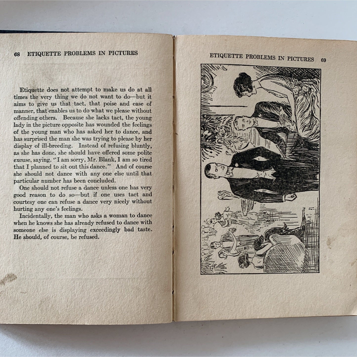 Etiquette Problems in Pictures, 1922, Lillian Eichler, Illustrated